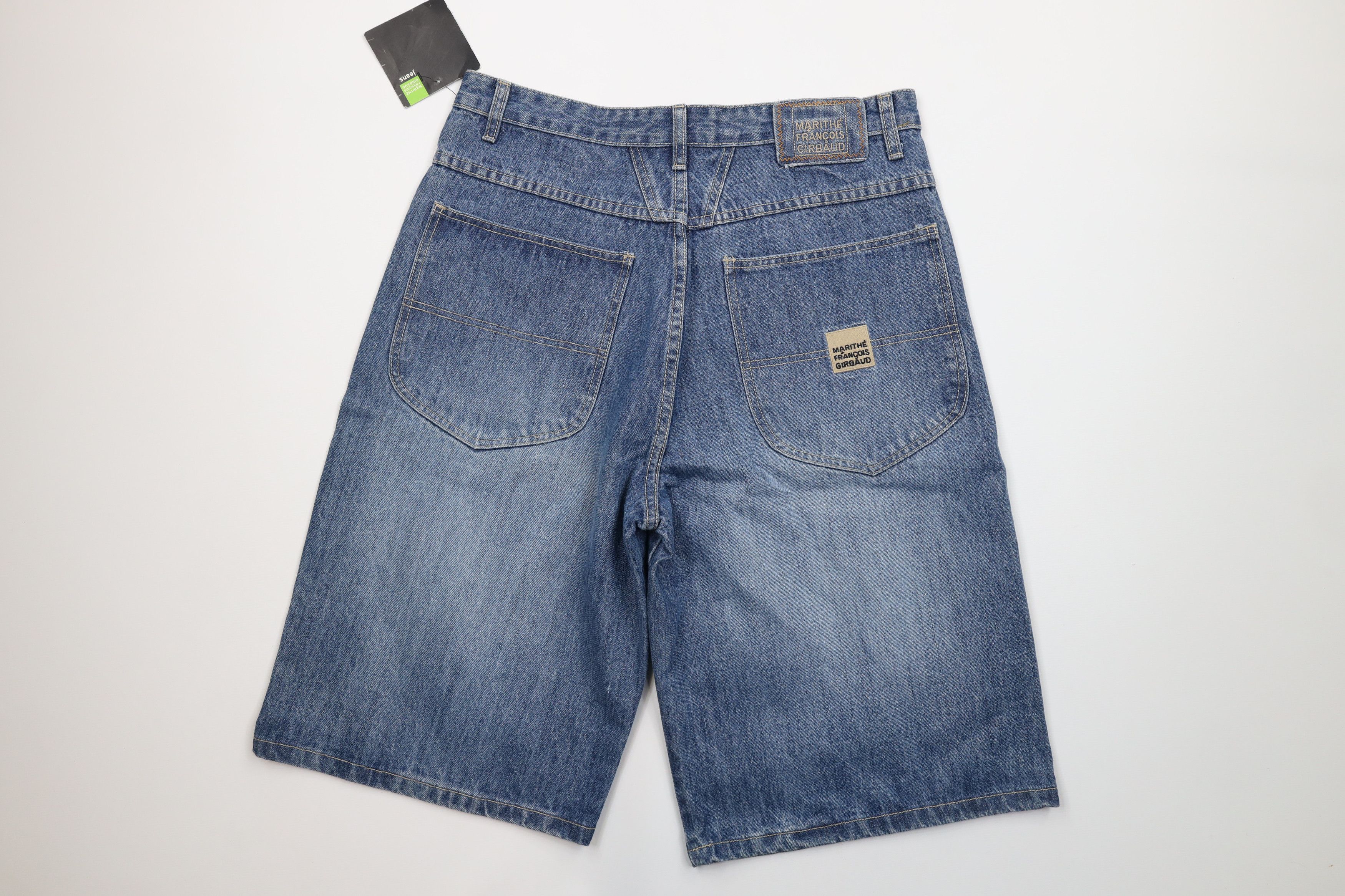 Marithe + Francois Girbaud × Vintage Deadstock Vintage Marithe Francois Girbaud Denim Jean Shorts Size US 32 / EU 48 - 7 Thumbnail