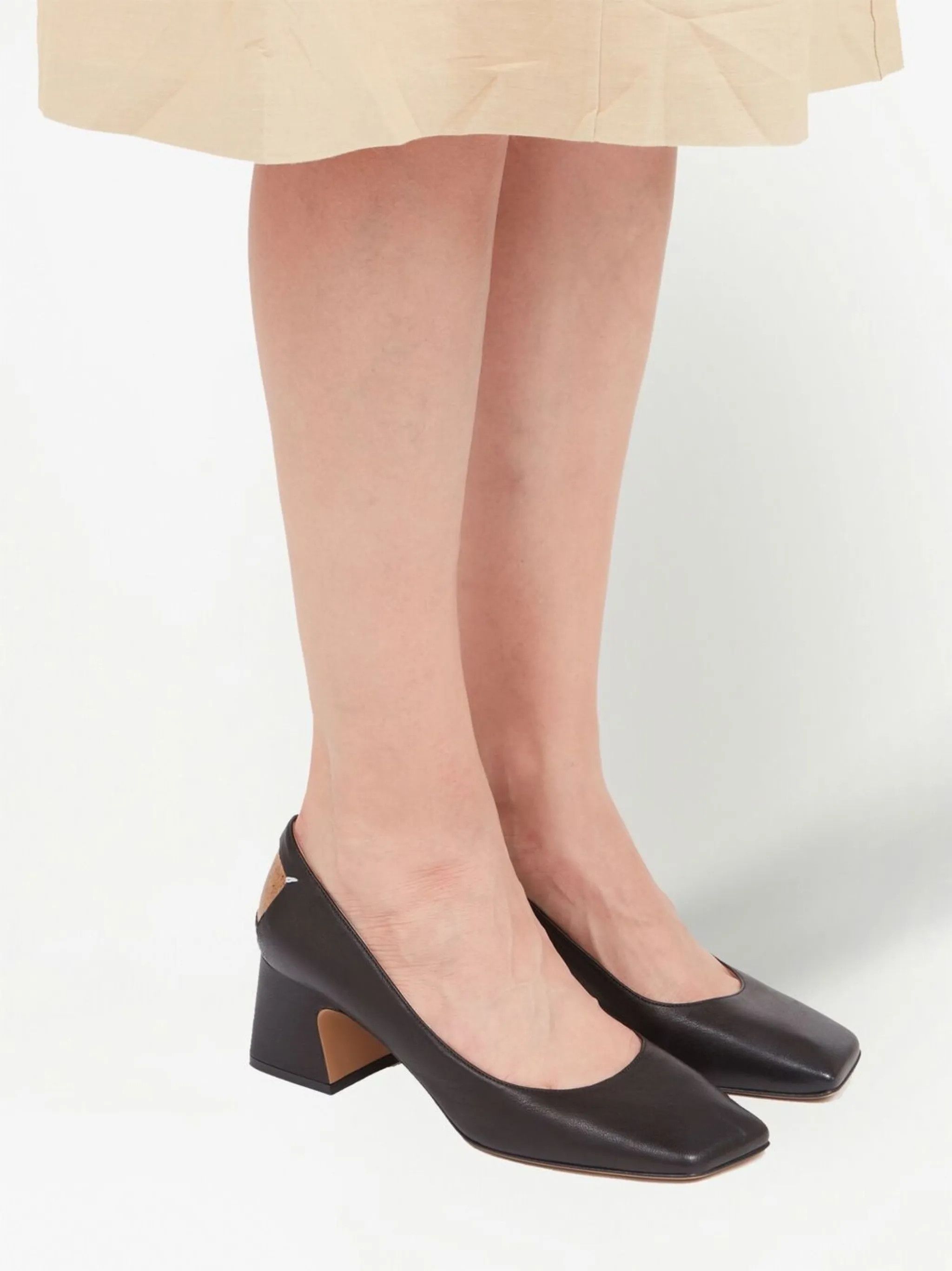 Maison Margiela o1w1db11225 Decorative Pumps in Black Size US 9 / IT 39 - 4 Thumbnail