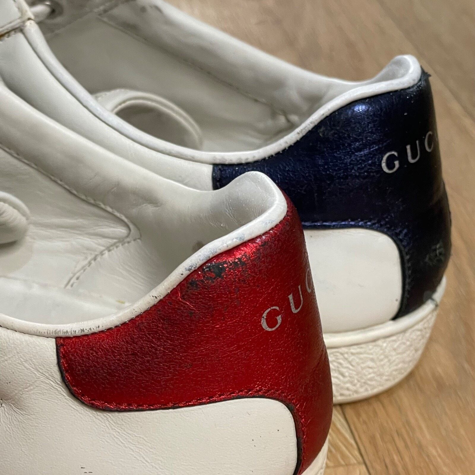 Gucci Gucci Ace Sneakers Low-Top Trainers shoes leather womens Size US 8.5 / IT 38.5 - 15 Thumbnail