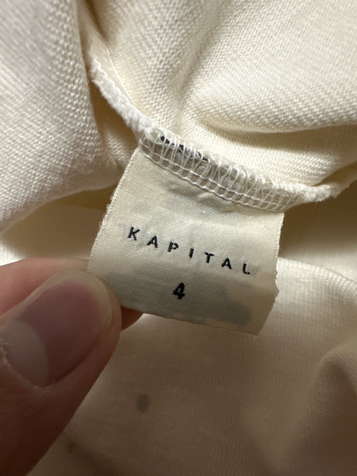 Kapital College Numbered Football Prisoner repairs distressed tee Size US L / EU 52-54 / 3 - 11 Thumbnail