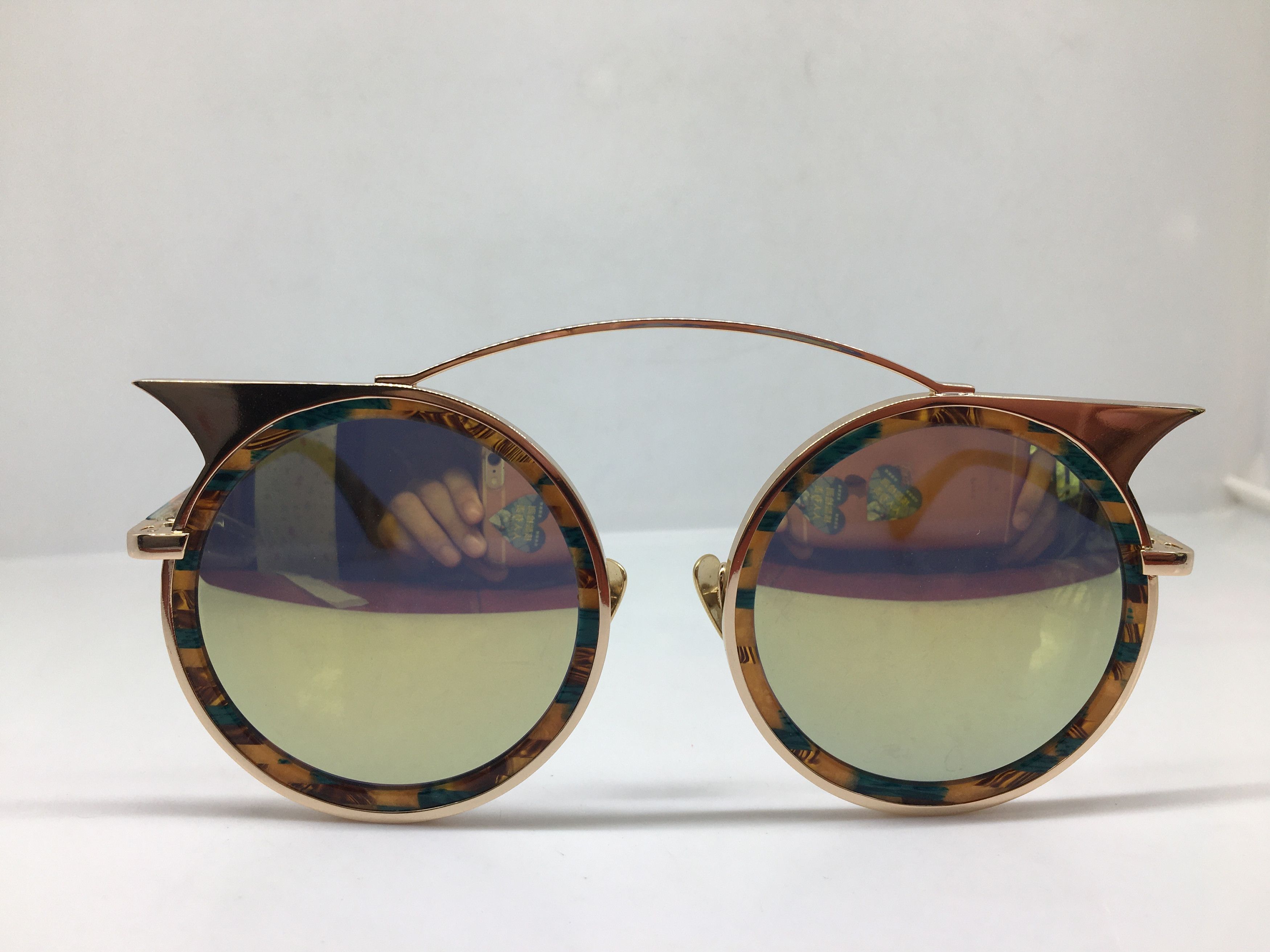 Other EOS E8510S Gold Round Sunglasses Frame Show Time Size ONE SIZE - 1 Thumbnail