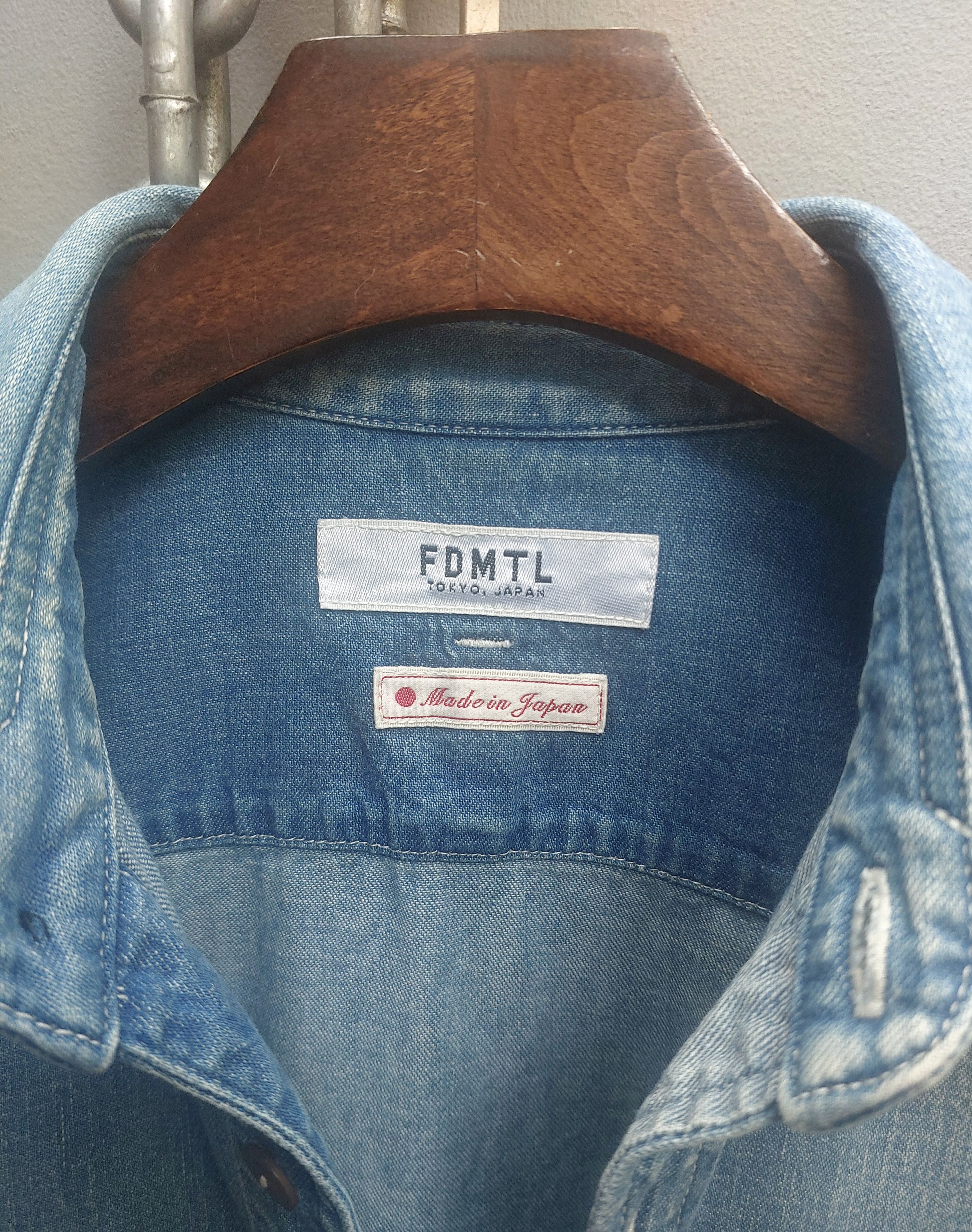 FDMTL FDMTL Patchwork Denim Shirt Size US L / EU 52-54 / 3 - 12 Thumbnail