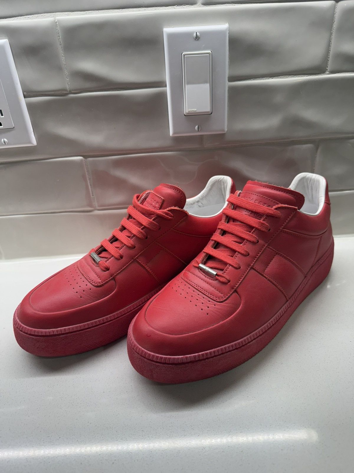 Maison Margiela RARE Maison Margiela Sub Low Red Size US 9 / EU 42 - 2 Thumbnail