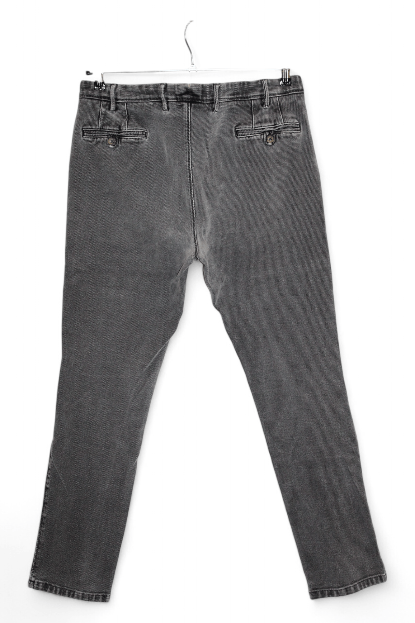 L.B.M. 1911 Molfetta Tideo Retro WashTwill Denim Stretch Cotton Pants Size US 38 / EU 54 - 3 Thumbnail