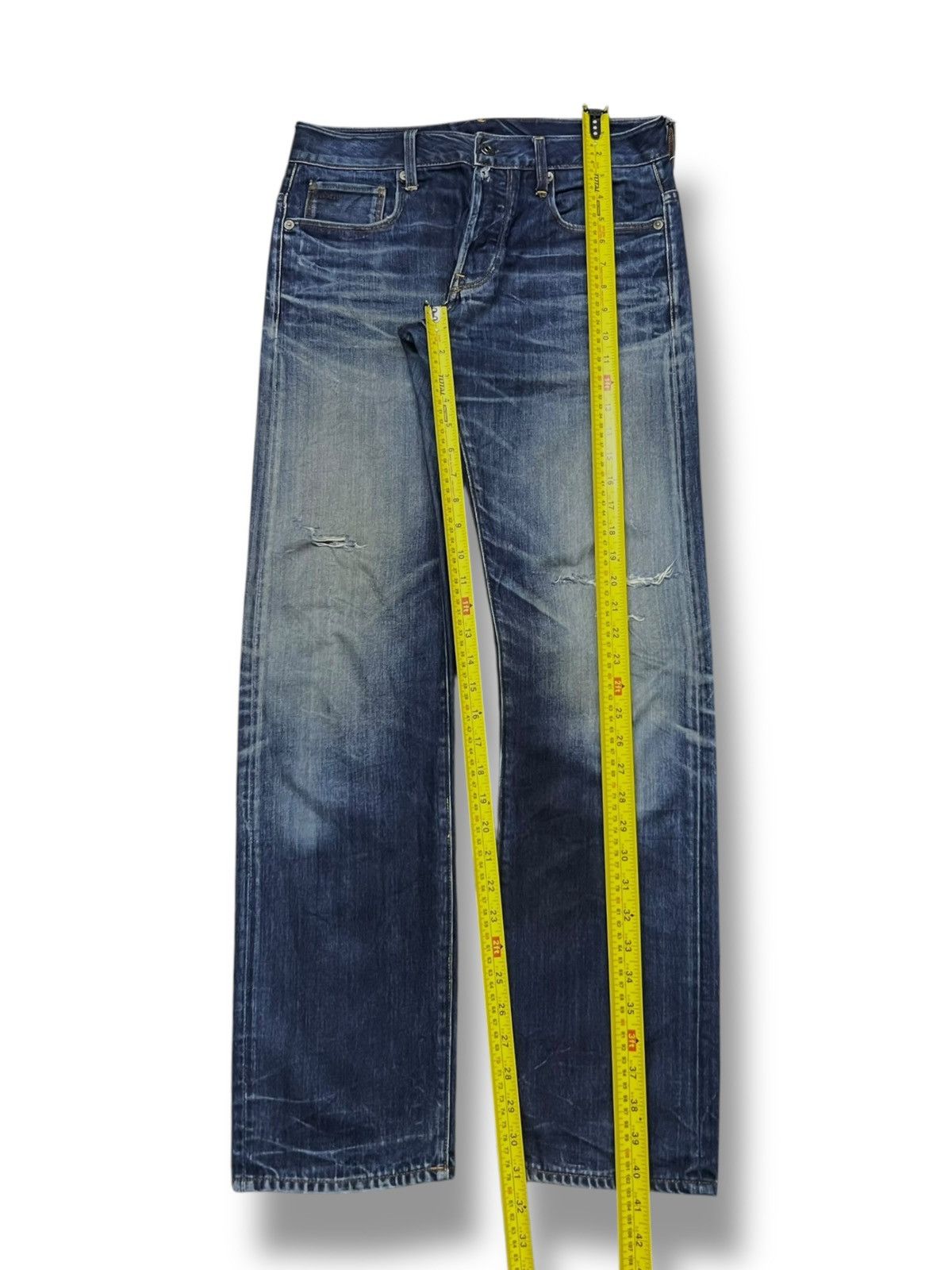G-Star Vintage G-Star Raw - Faded Wash, Distressed Denim Size US 31 - 16 Thumbnail
