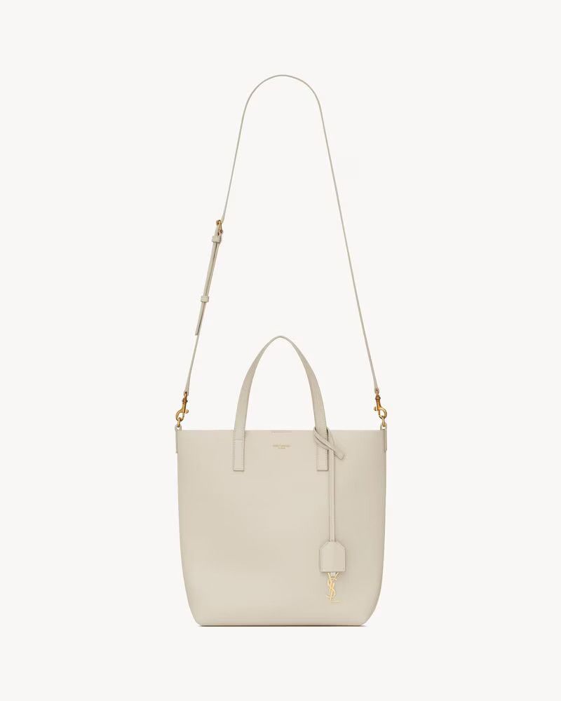Saint Laurent Paris o1b1hav110924 Size: OS / Toy Shopping Leather Tote Bag White Size ONE SIZE - 1 Thumbnail