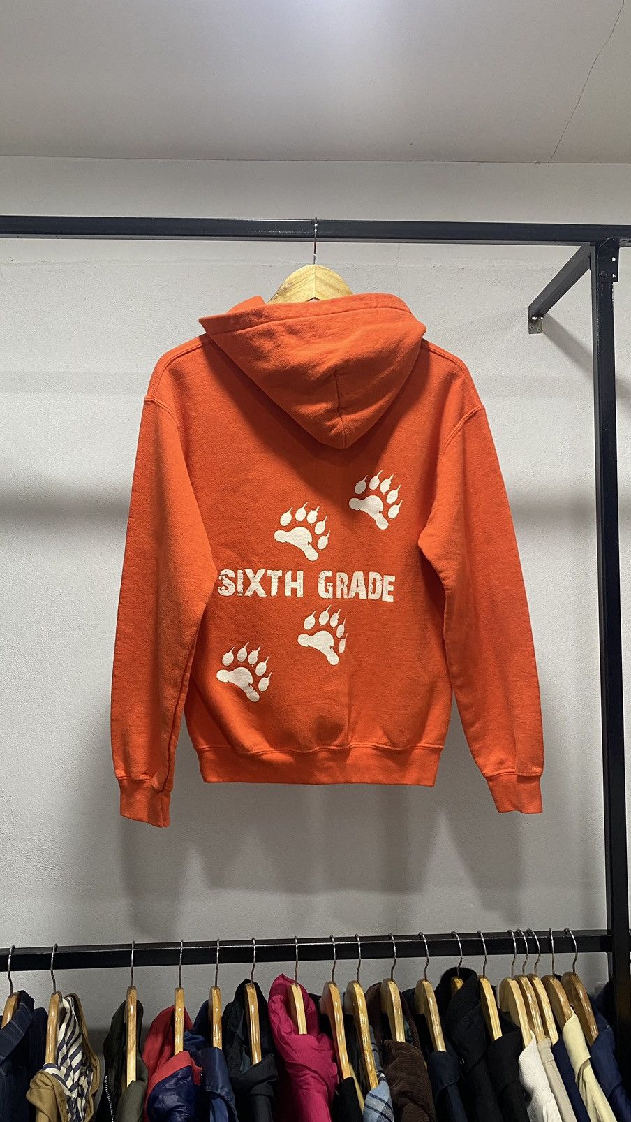 Gildan × Vintage Vintage Orange Pullover Hoodie Bobcats Size US S / EU 44-46 / 1 - 2 Thumbnail