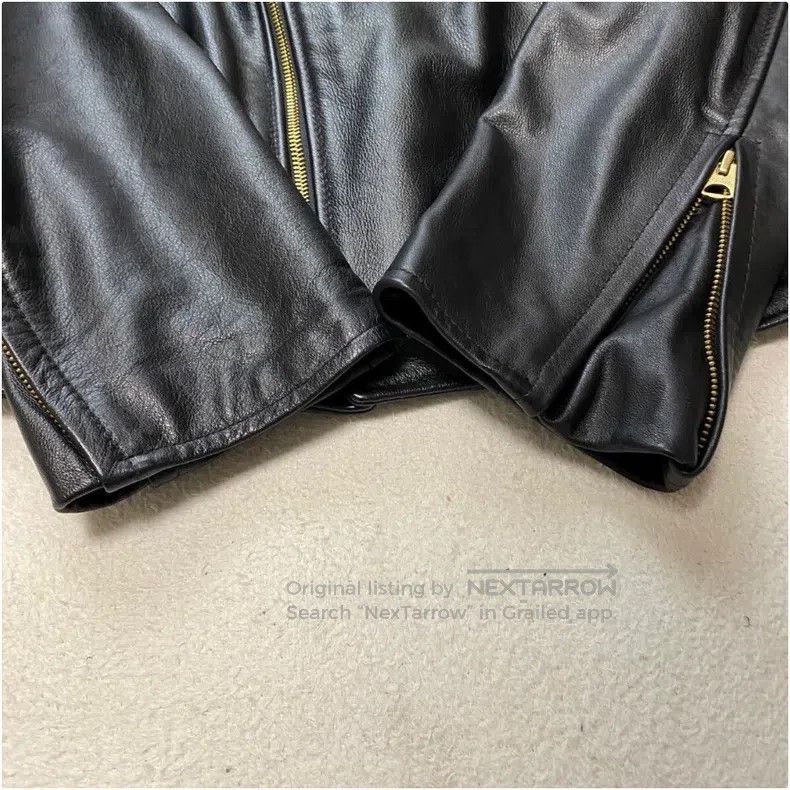 Schott Schott Co-branded black biker jacket Size US L / EU 52-54 / 3 - 4 Thumbnail