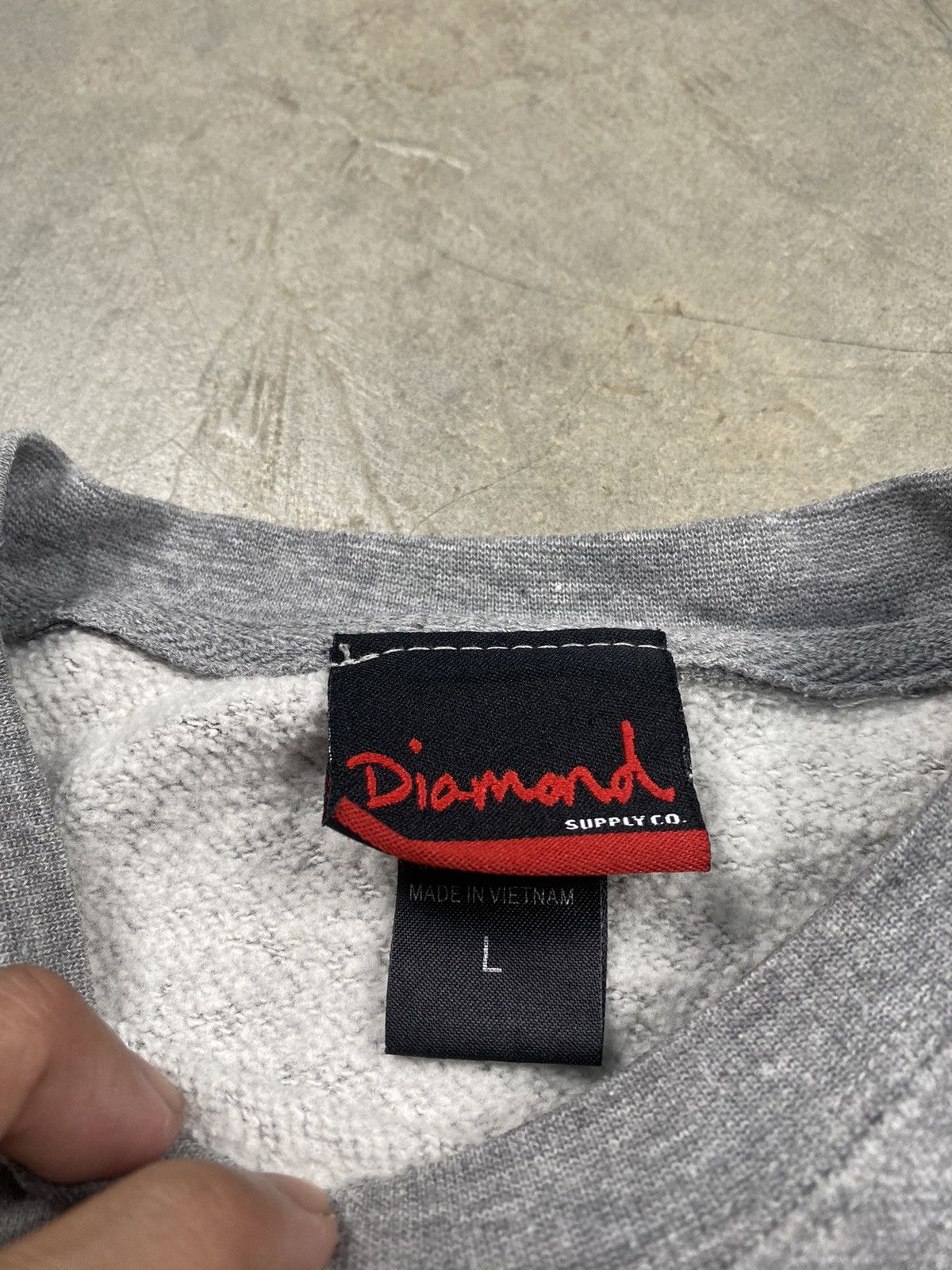 Diamond Supply Co. × Vintage y2k Diamond Supply Co Camo Crewneck Size US L / EU 52-54 / 3 - 4 Thumbnail