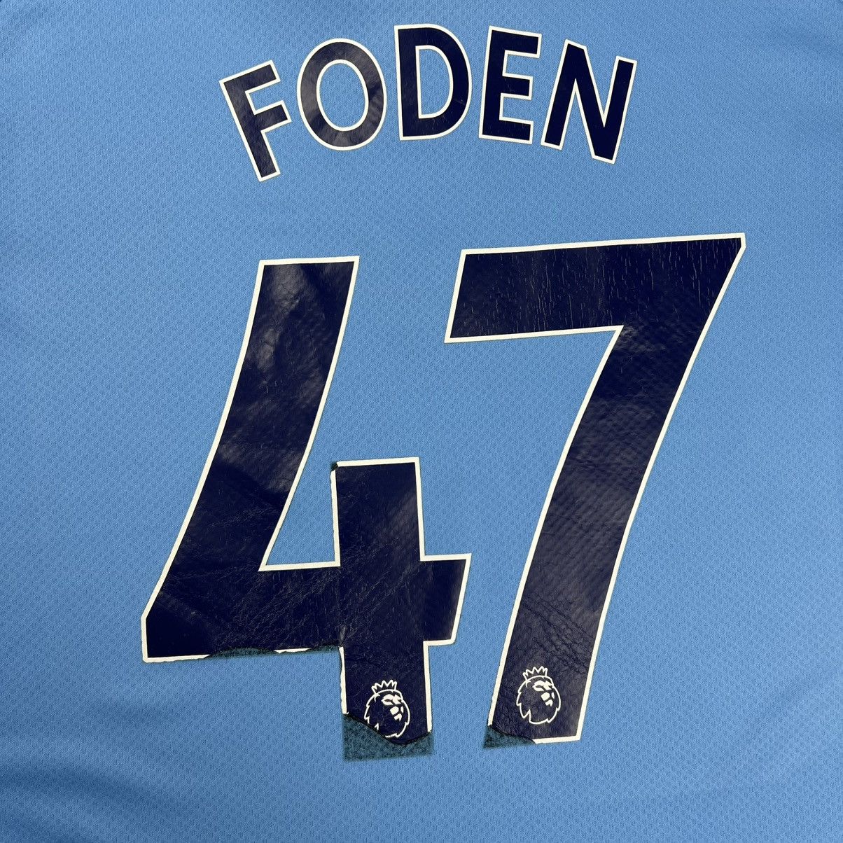 Puma Rare! Foden 47 Puma Manchester City Soccer Jersey Shirt 00s Size US M / EU 48-50 / 2 - 17 Thumbnail