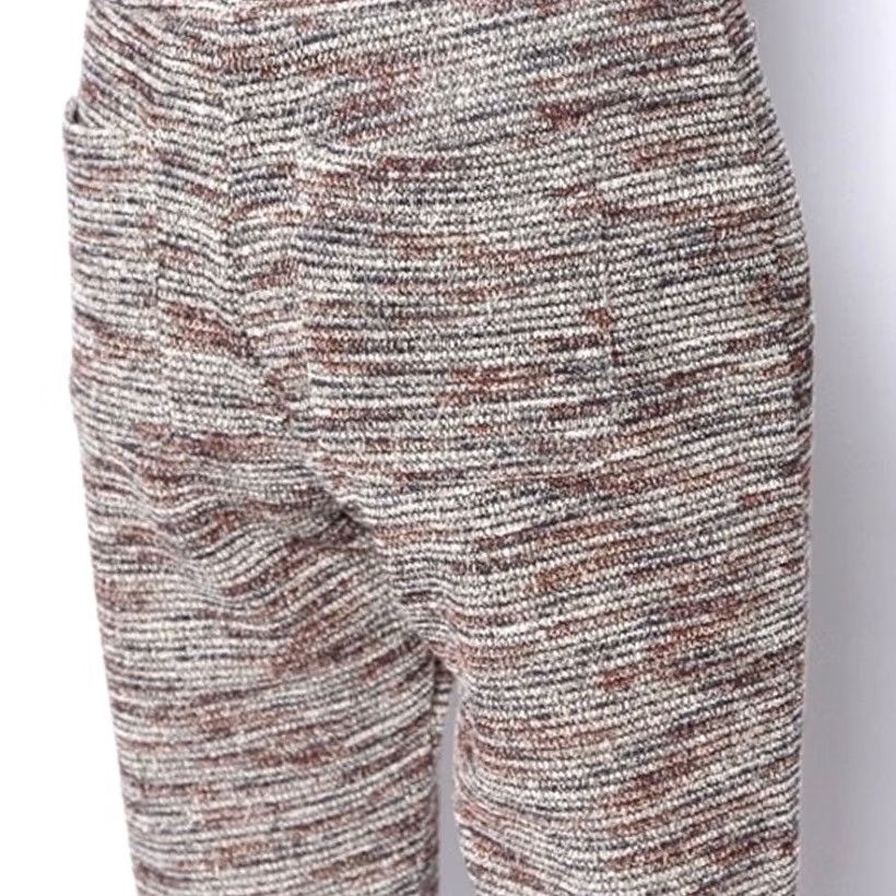 Vintage Sessun Pants Santa Theresa Joggers Zipper Ankle Pockets Space Dye Knit Sz S (36) Womens Jogger Pants Size 28" / US 6 / IT 42 - 6 Thumbnail