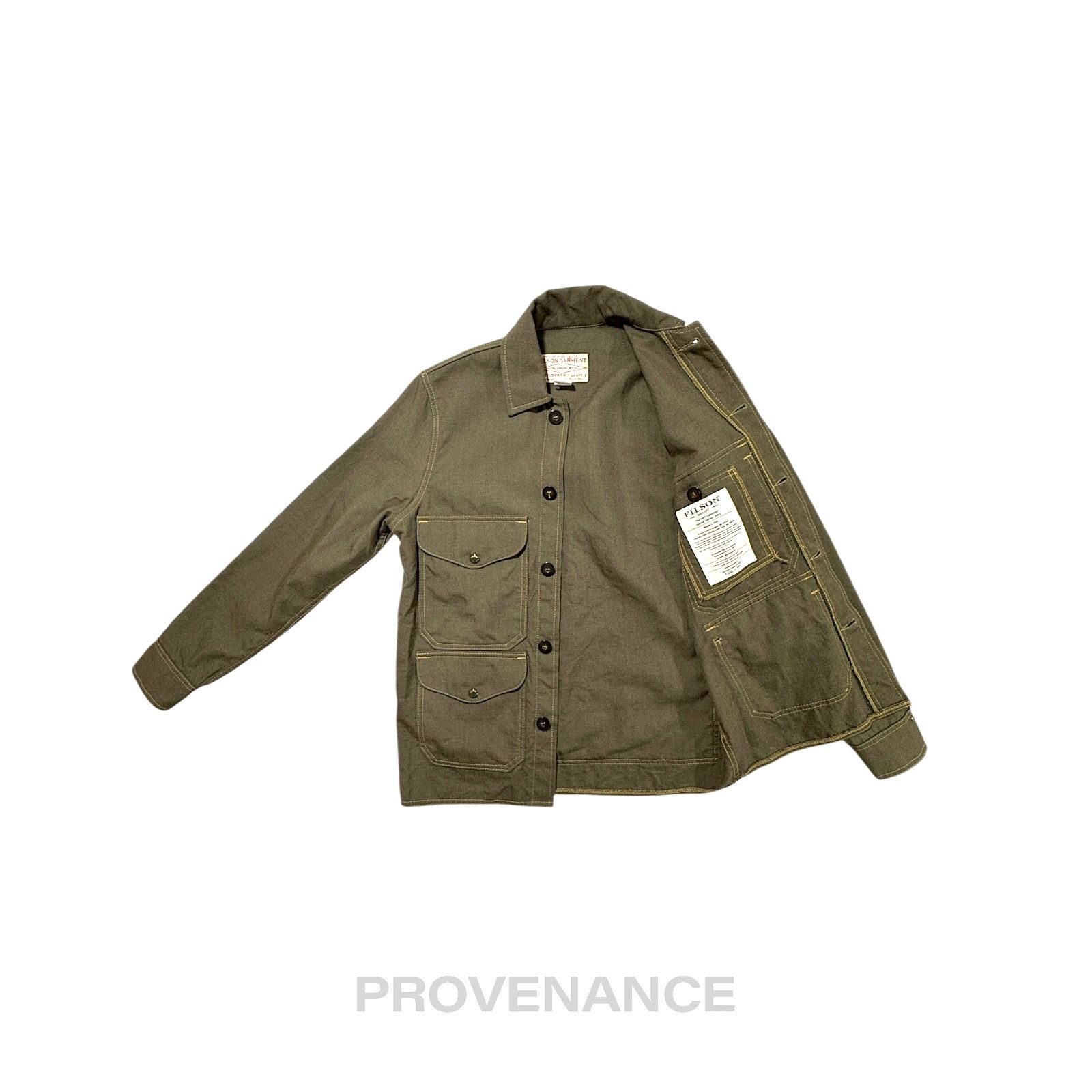 Filson 🔴 Filson 1897 Ltd Ed Forestry Cloth Cruiser Olive 36 XS Size US XS / EU 42 / 0 - 4 Thumbnail