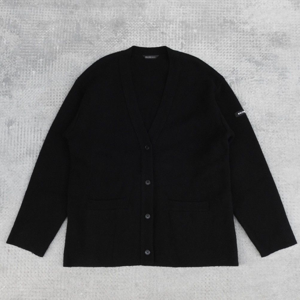 Balenciaga BALENCIAGA WOOL KNIT CARDIGAN Size US L / EU 52-54 / 3 - 1 Thumbnail