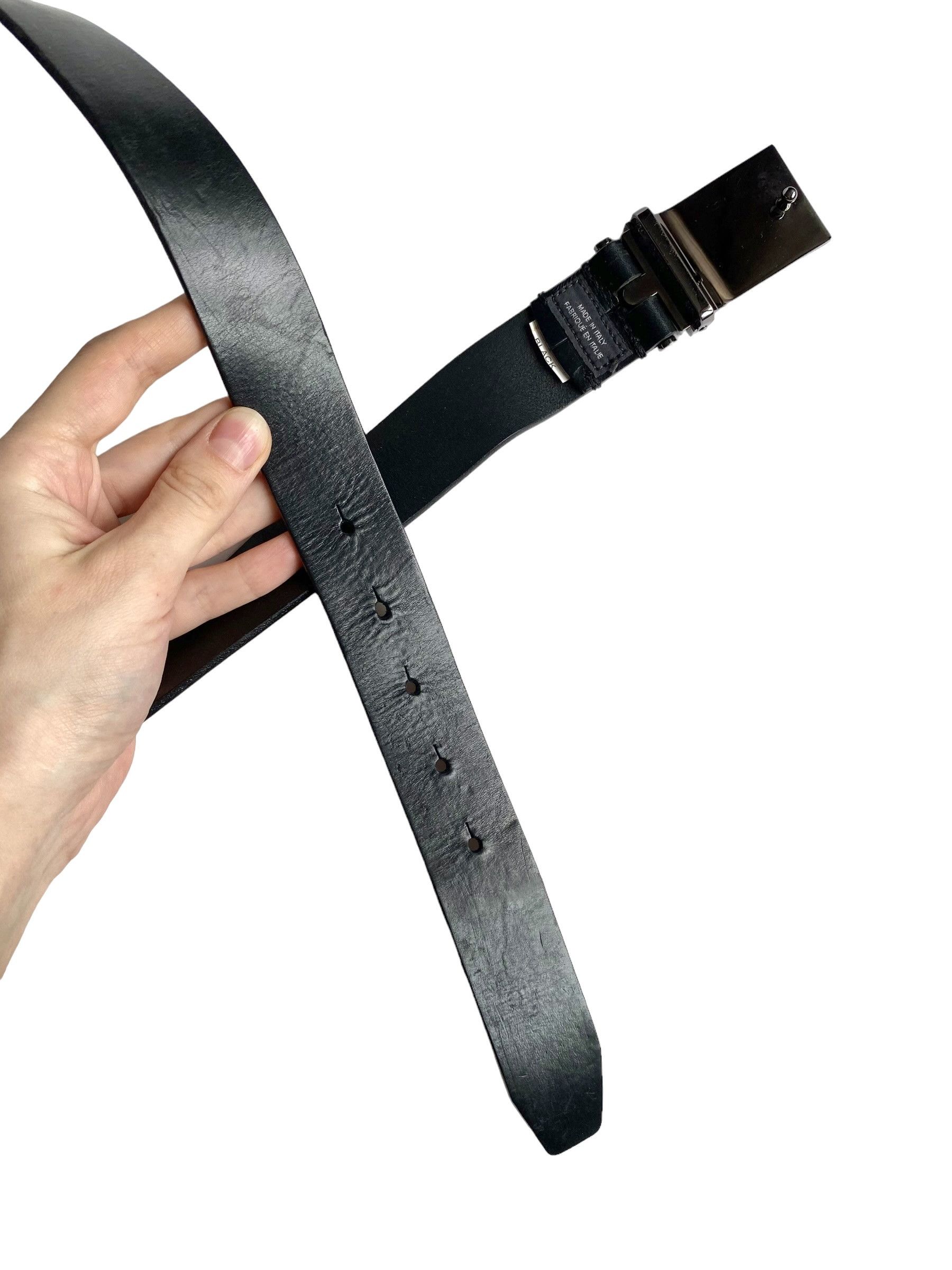 Armani Exchange Armani Exchange Black Leather Belt (32/M) Size 32 - 6 Thumbnail