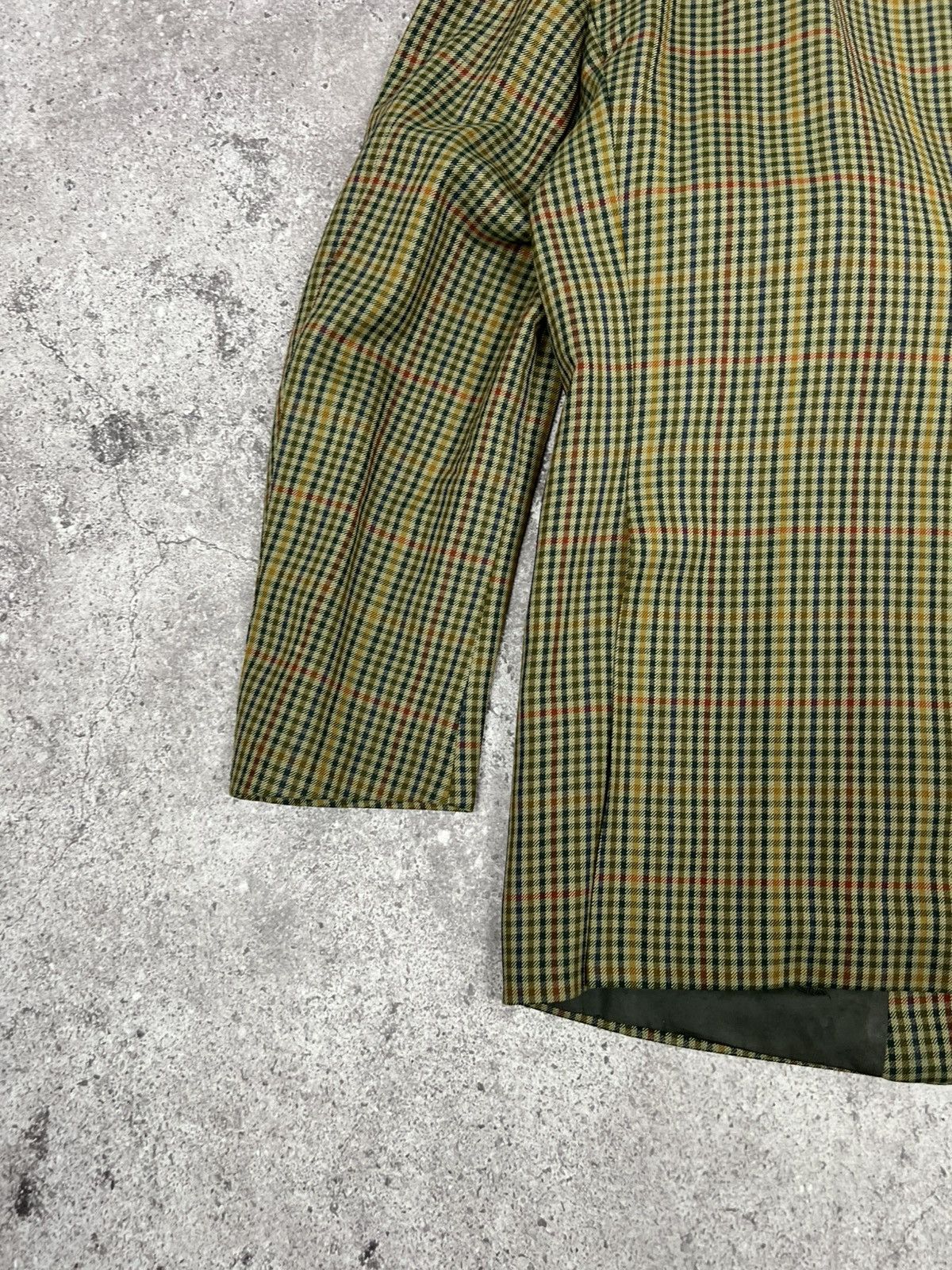 Burberry Vintage Burberrys Wool Blazer Jacket Lining Monogram Size 50R - 23 Thumbnail