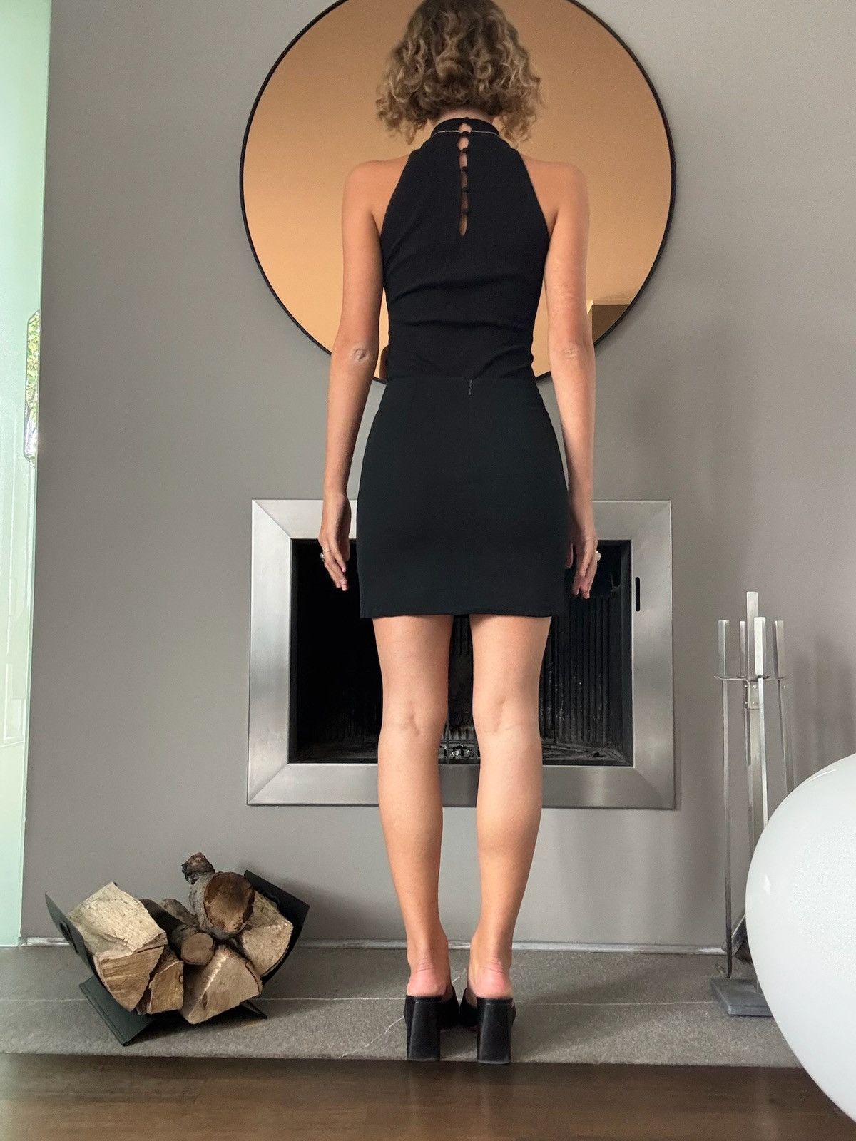 Versace Gianni Versace vintage black mini skirt (pre 1997) Size 27" / US 4 / IT 40 - 7 Thumbnail