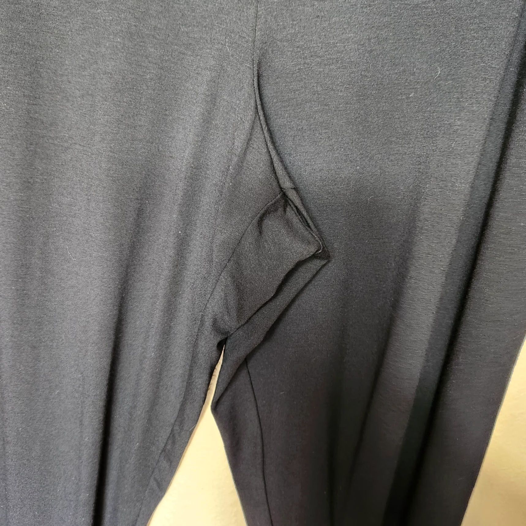 Eileen Fisher Eileen Fisher Pants Women Viscose Knit Ankle Tapered Leg Black Size L Relaxed Size 36" / US 14 / IT 50 - 3 Thumbnail