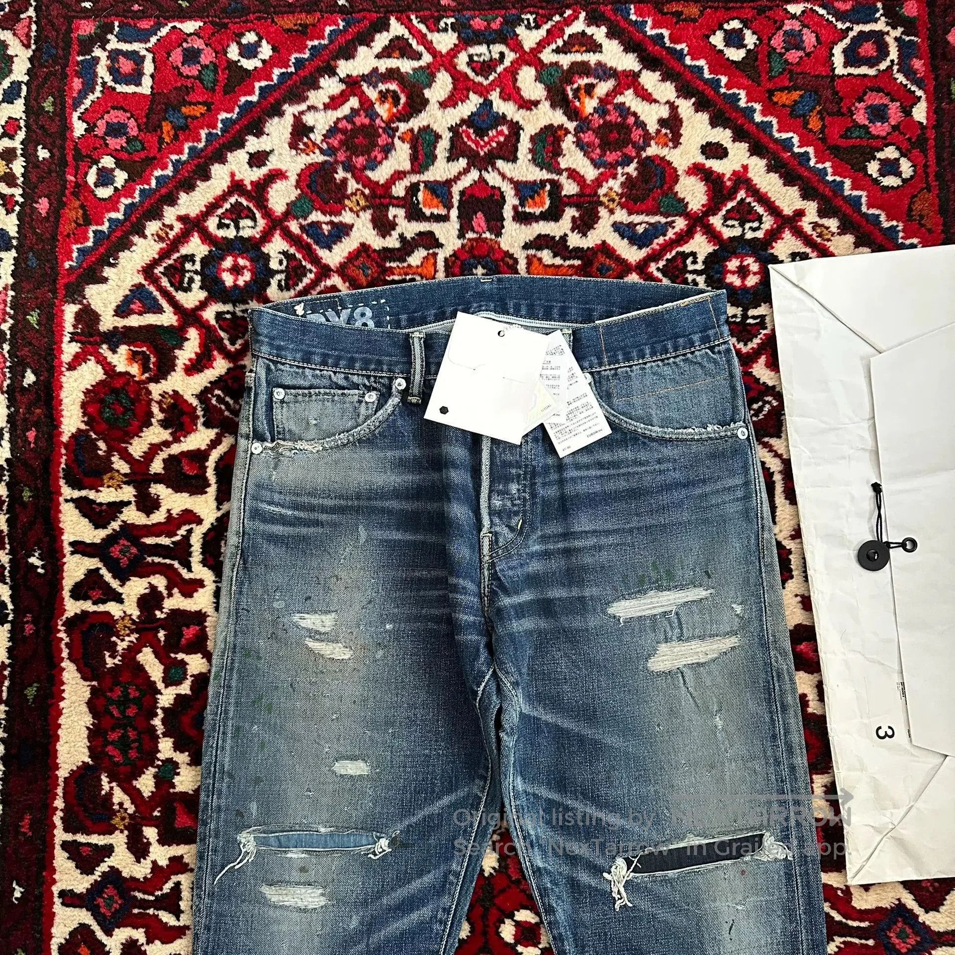 Visvim visvim dry8 distressed denim pants size 3. Size US 40 / EU 56 - 3 Thumbnail