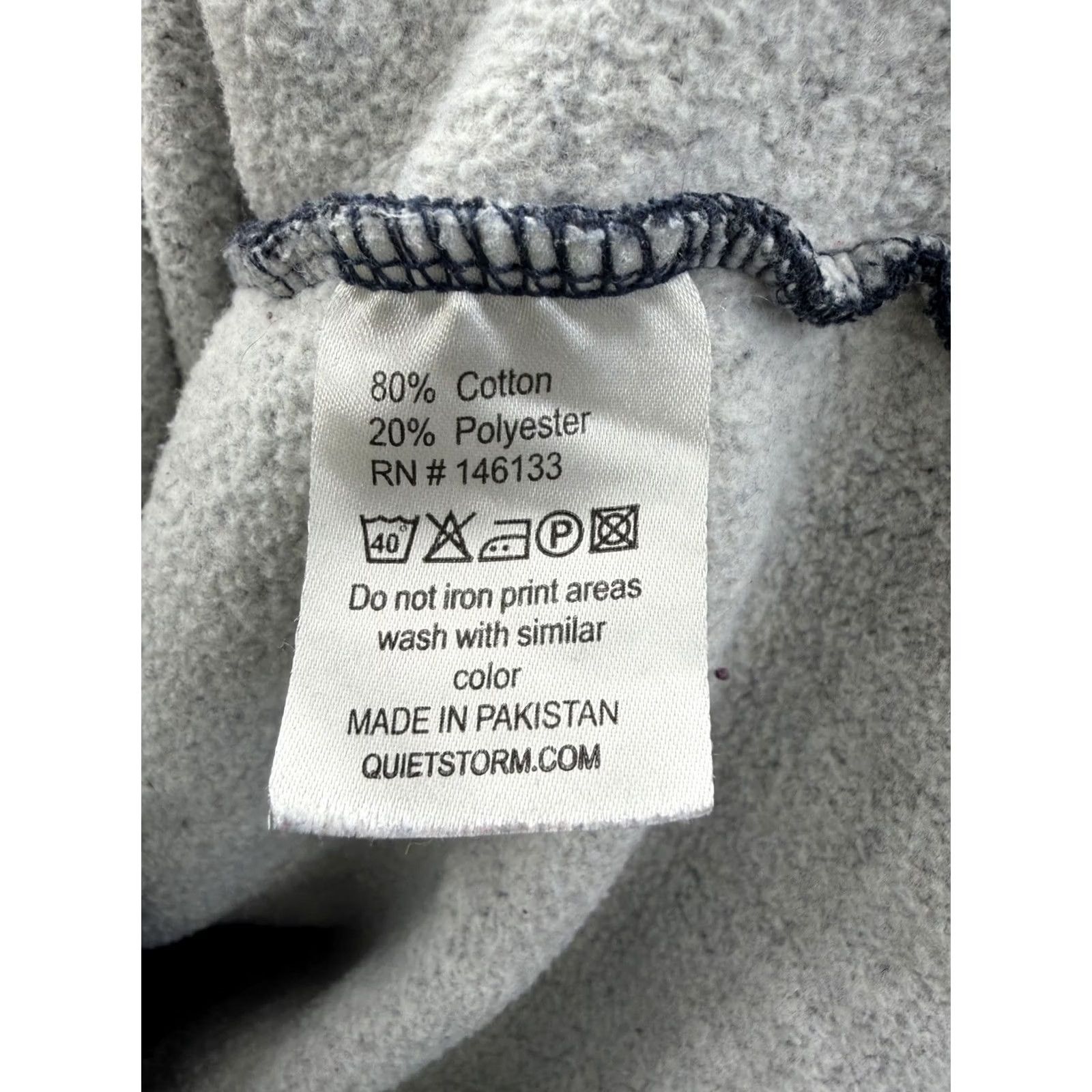 Vintage Quiet Storm Womens Sweatshirt Pullover Size XXL Navy Blue Logo 1/4 Zip Casual Activewear Long Sleeve Knit Pullover Mens Womens Girls Size XXL / US 16-18 / IT 52-54 - 6 Thumbnail