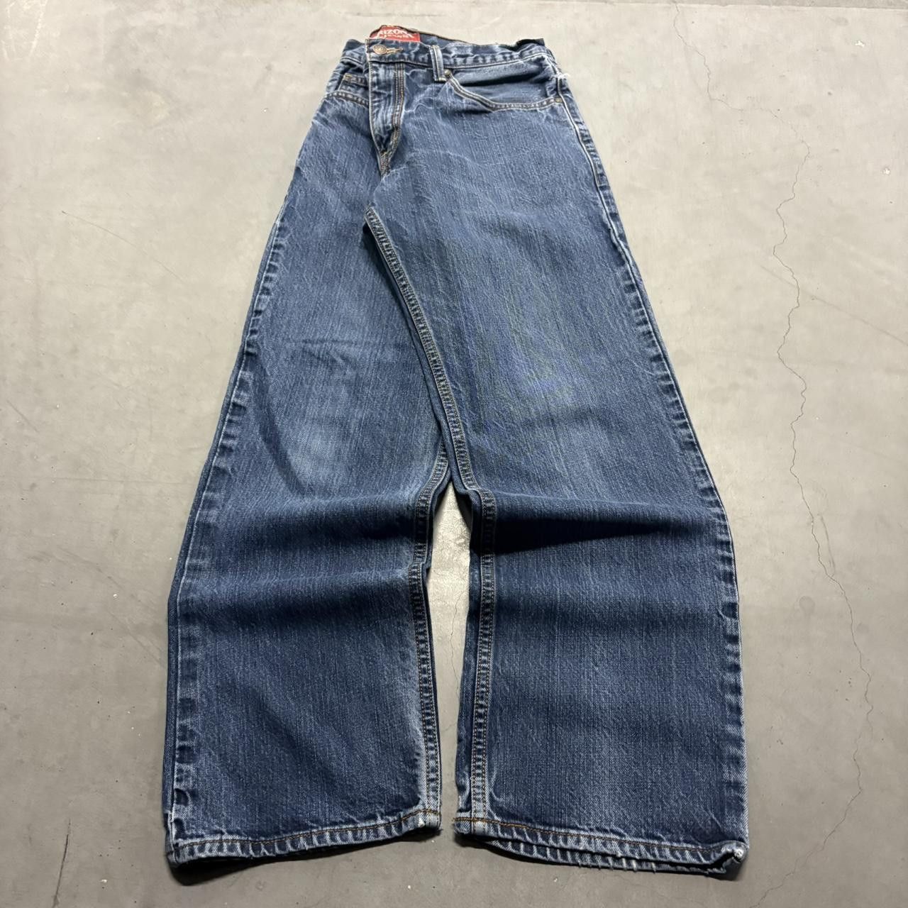 Vintage Crazy Vintage Y2K/2000s Baggy Arizona Jeans Dark Blue Wash Streetwear Denim Jeans! Size US 33 - 1 Thumbnail