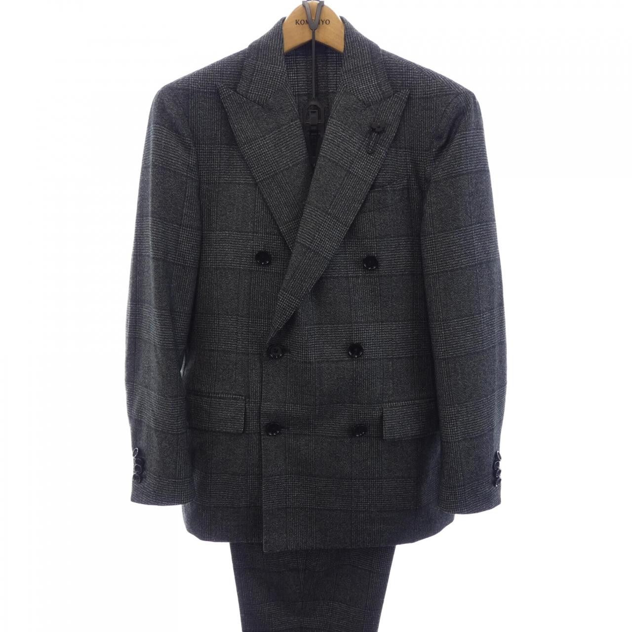 Lardini Lardini Lardini Cashmere Blend Suit Textile Suits DUTY FREE for USA Size ONE SIZE - 1 Thumbnail