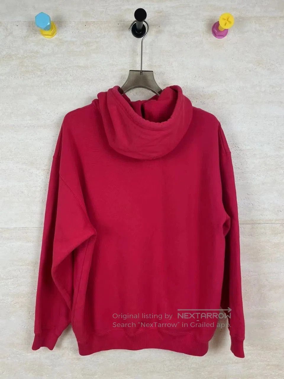 Balenciaga Balenciaga Red Crown Lock Hoodie S. Size US S / EU 44-46 / 1 - 2 Thumbnail