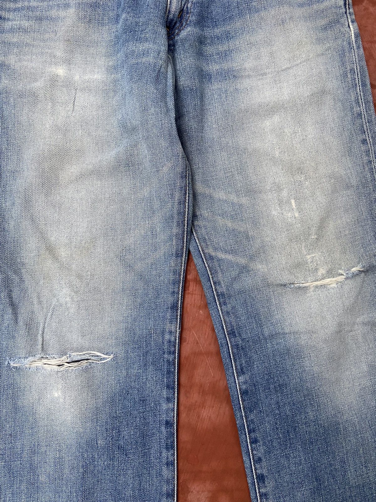 Edwin 🔥 Vintage Edwin jeans Distressed street fashion Size US 31 - 4 Thumbnail