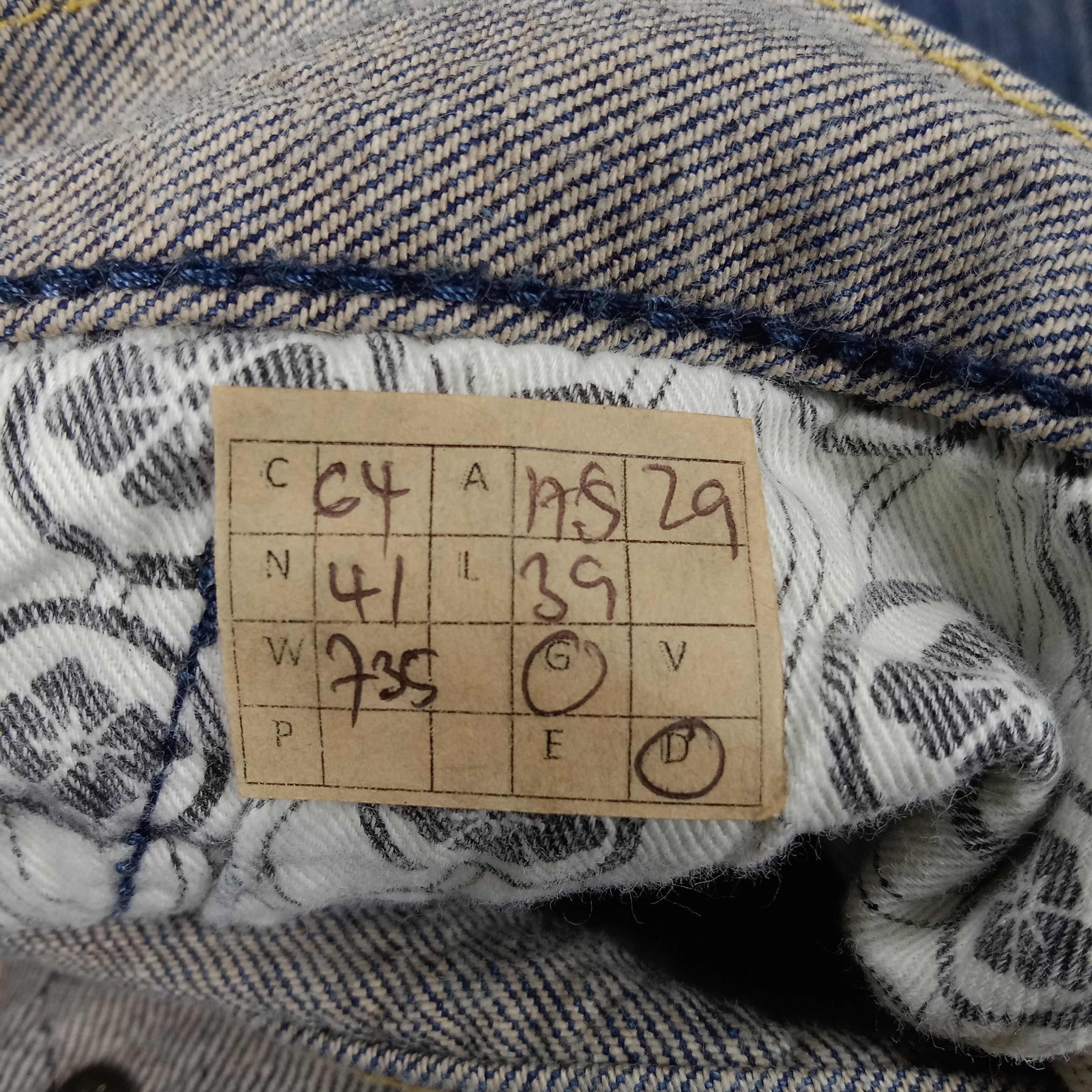 Evisu Yamane Japanese Brand Daicock Custom Denim Jeans Size US 35 - 14 Thumbnail