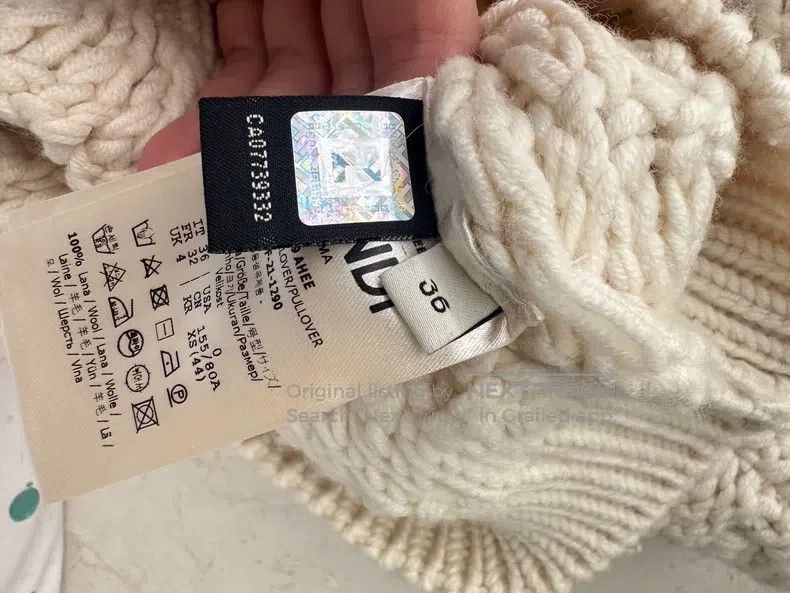 Fendi Fendi Wool Sweater, High-Neck Short Size XXS / US 00 / IT 34 - 6 Thumbnail
