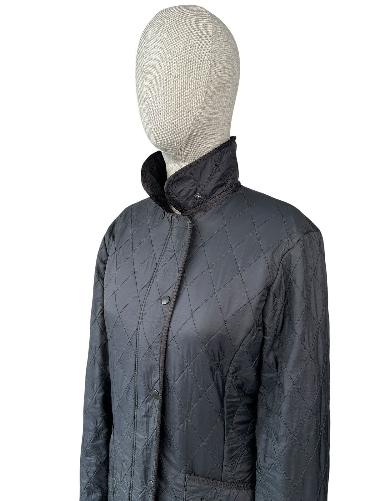 Barbour Ladies BARBOUR Polarquilt Black Quilted Jacket UK 12 / US 8 Size M / US 6-8 / IT 42-44 - 11 Thumbnail