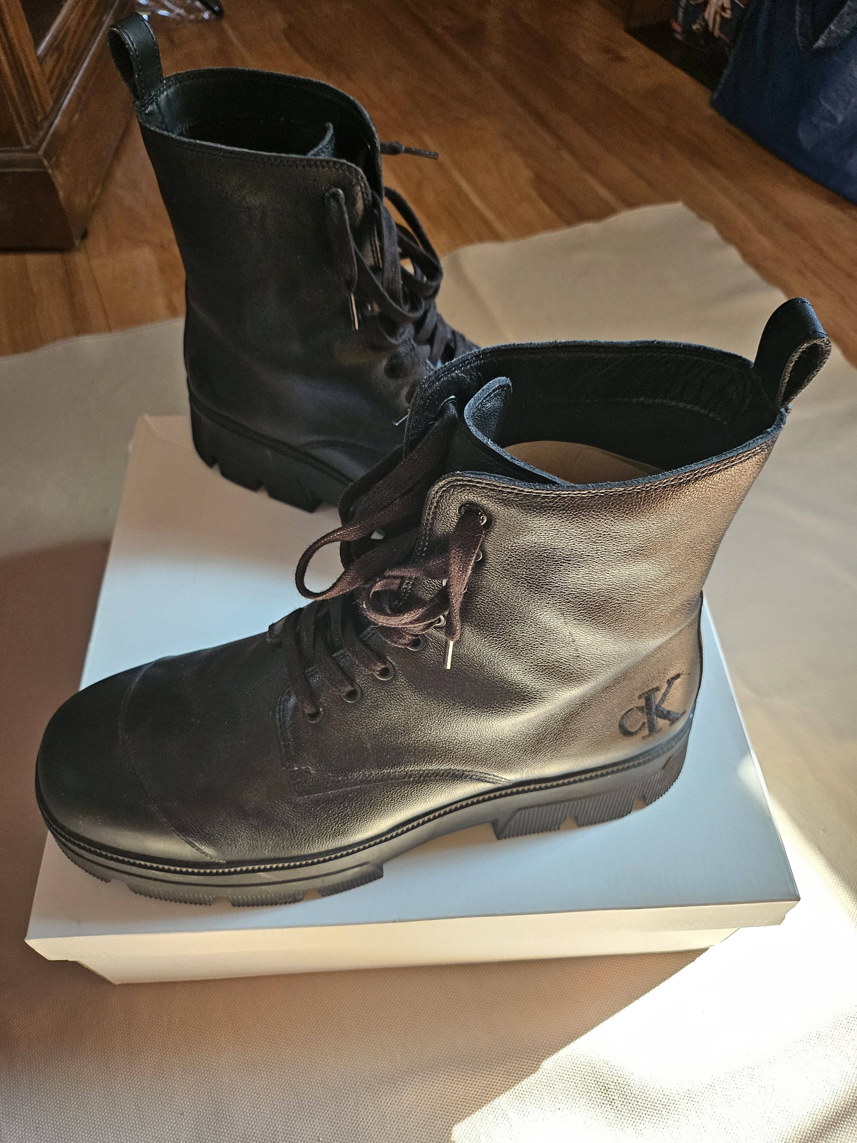 Calvin Klein Calvin Klein Jeans Chunky Combat lace up boots Size US 13 / EU 46 - 2 Thumbnail