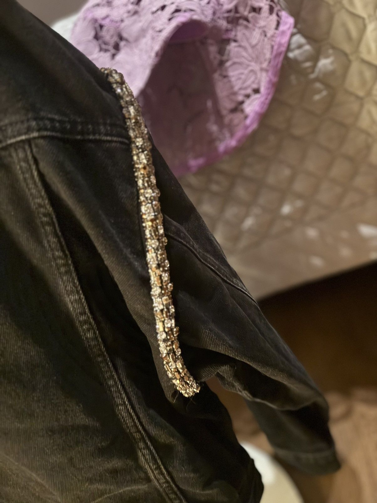 Sandro Sandro Jean jacket with pearls Size S / US 4 / IT 40 - 4 Thumbnail