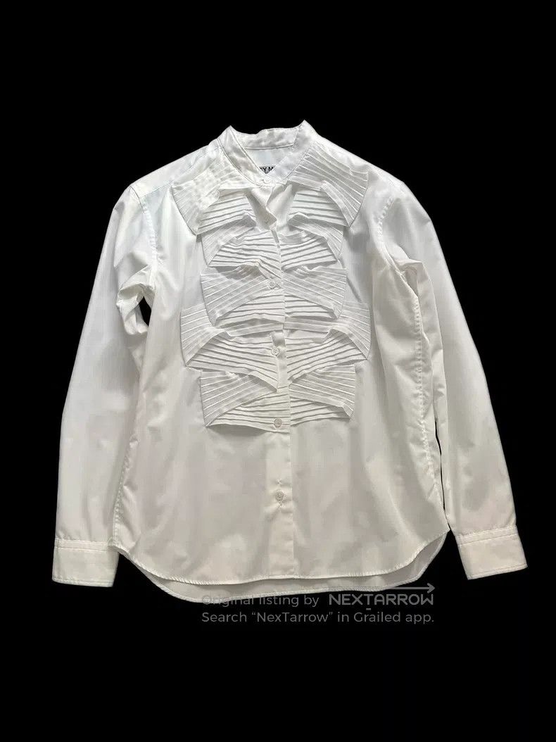 Issey Miyake Issey Miyake White Shirt Size M / US 6-8 / IT 42-44 - 1 Thumbnail
