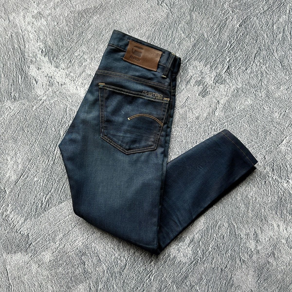 G-Star Men’s Jeans G-Star Raw 3301 Straight Dark Blue Size: 31/30 Size US 31 - 5 Thumbnail