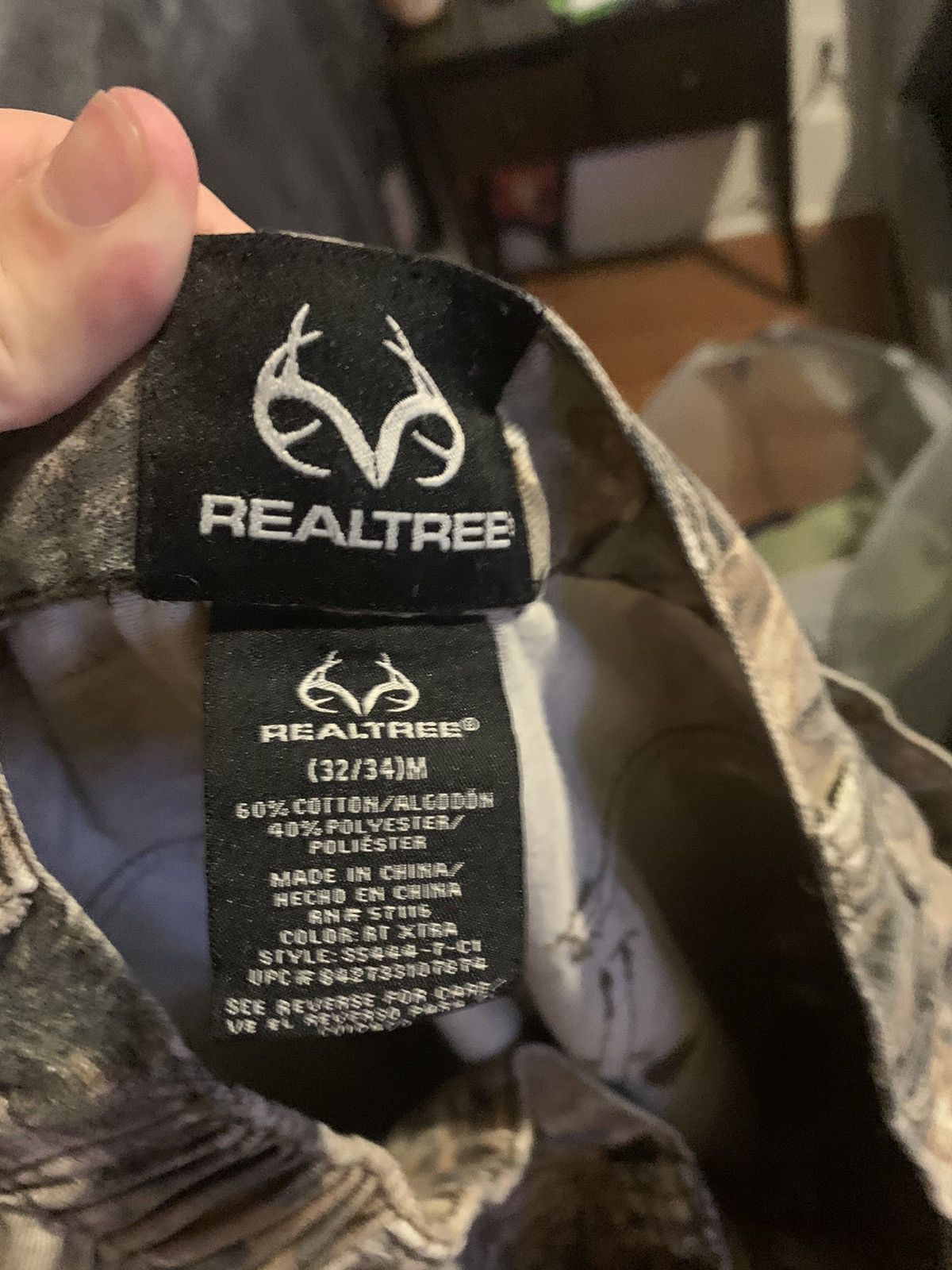 Realtree Realtree Men’s Camo Cargo Pants Size US 32 / EU 48 - 3 Thumbnail