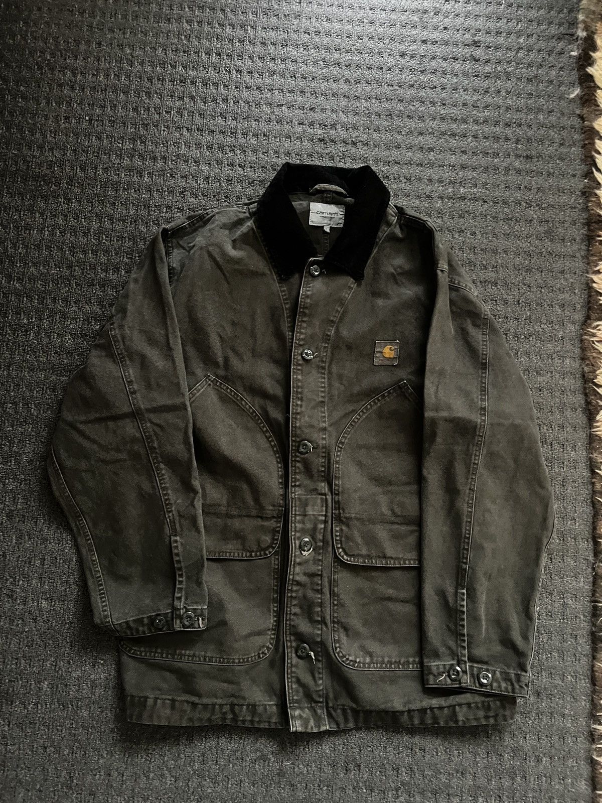 Carhartt Wip Black Carhartt Prescott Jacket Oxide Green Size US L / EU 52-54 / 3 - 2 Thumbnail
