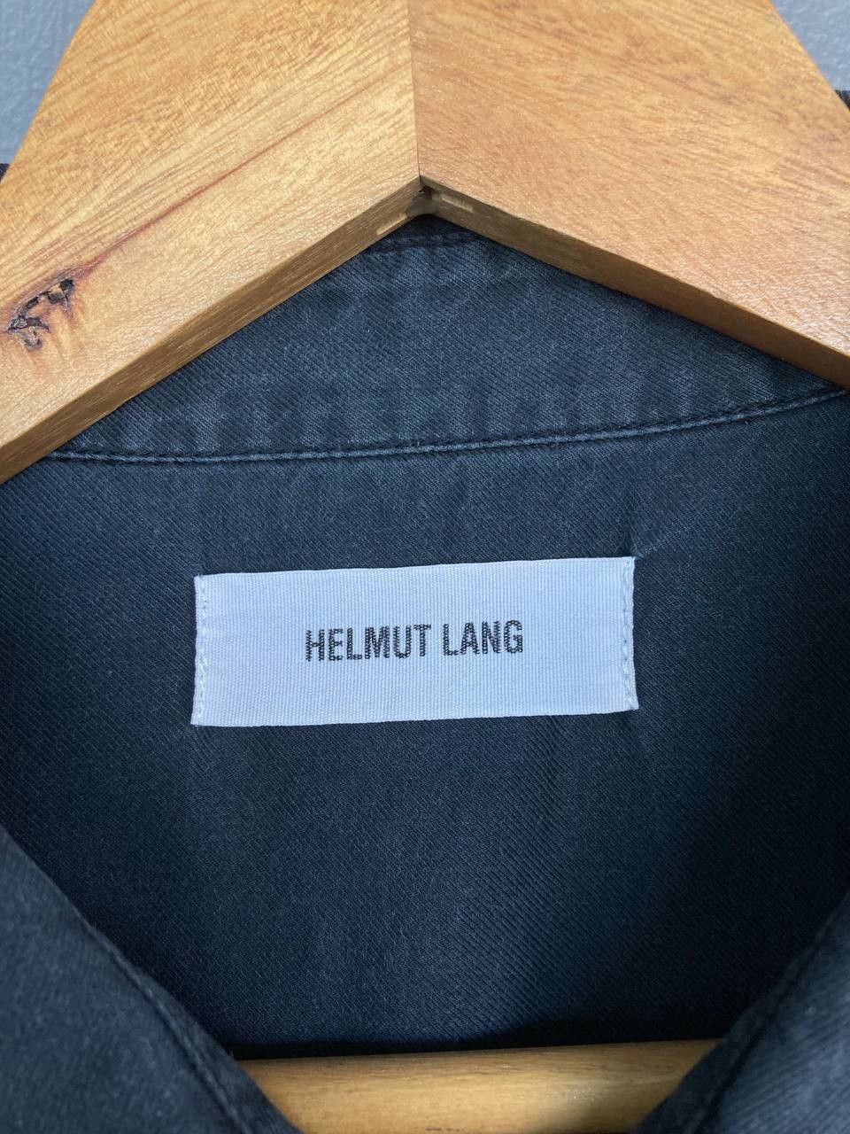 Helmut Lang Helmut Lang Black on Black Shirt Size US L / EU 52-54 / 3 - 8 Thumbnail