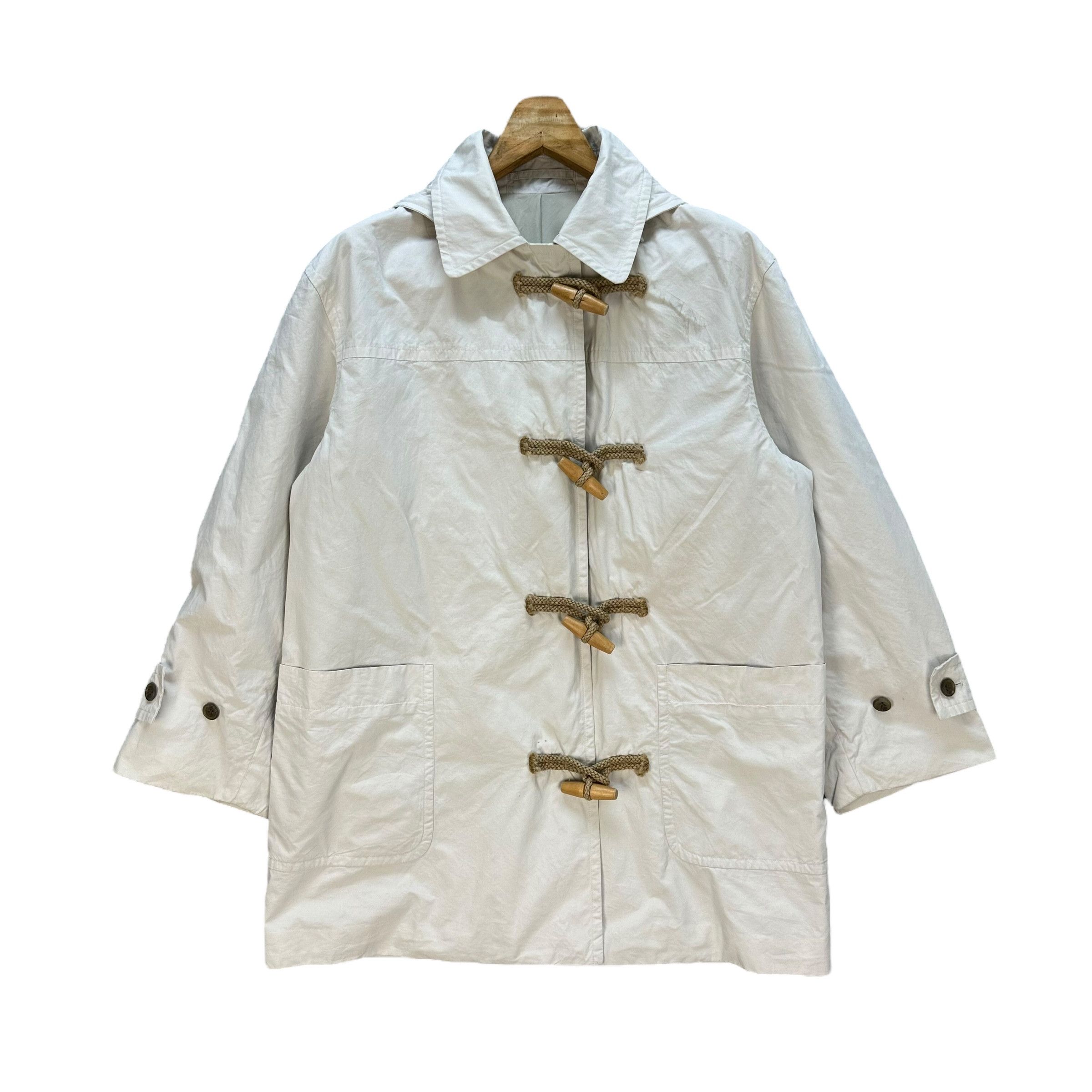 Margaret Howell 90's MARGARET HOWELL Duffle Coat Hooded Jacket #1503-A62 Size US L / EU 52-54 / 3 - 1 Thumbnail