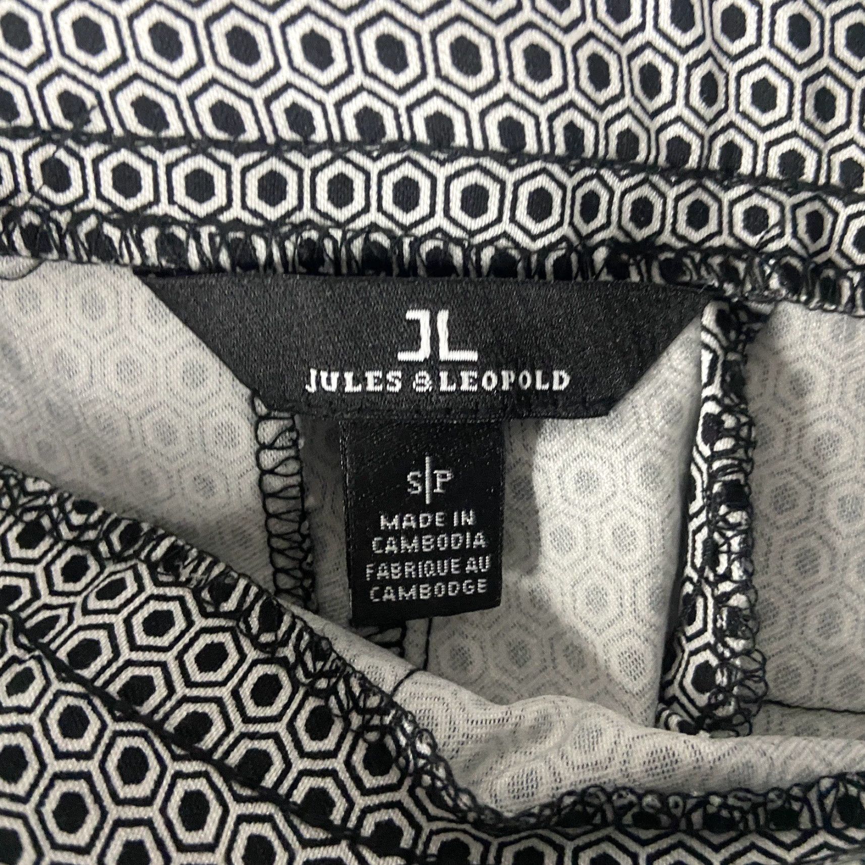 Vintage Jules & Leopold Capris Black White Regular Women’s S Size ONE SIZE - 6 Thumbnail
