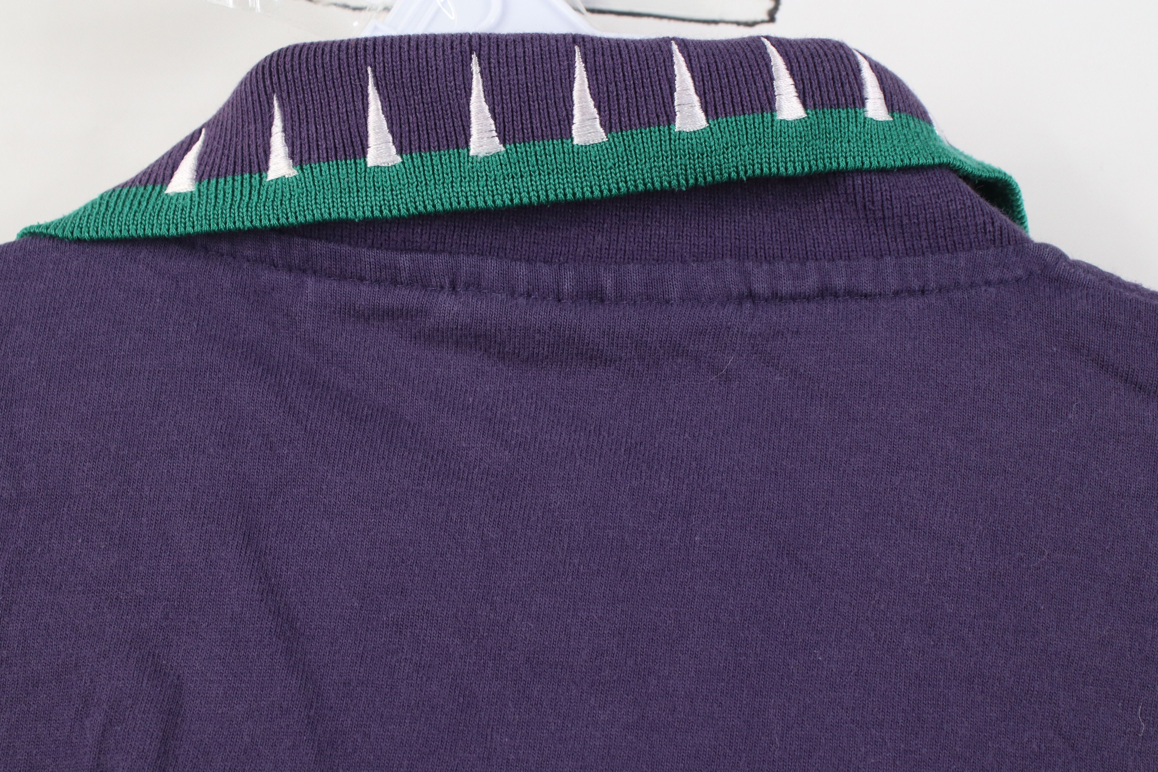 Vintage Vintage 90s Streetwear Geometric Knit Golf Polo Shirt Size US L / EU 52-54 / 3 - 12 Thumbnail