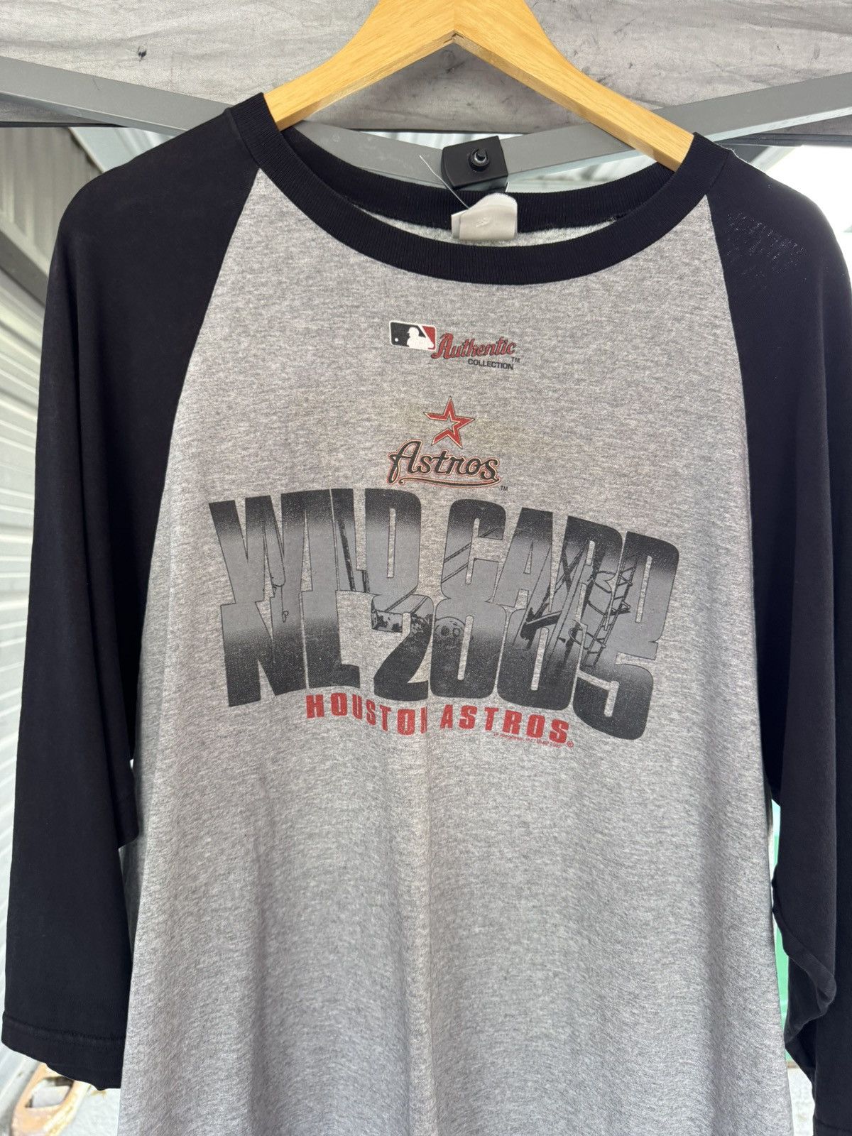 Majestic Houston Astros LS baseball Shirt Wild Card Sz XL MLB Size US XL / EU 56 / 4 - 2 Thumbnail
