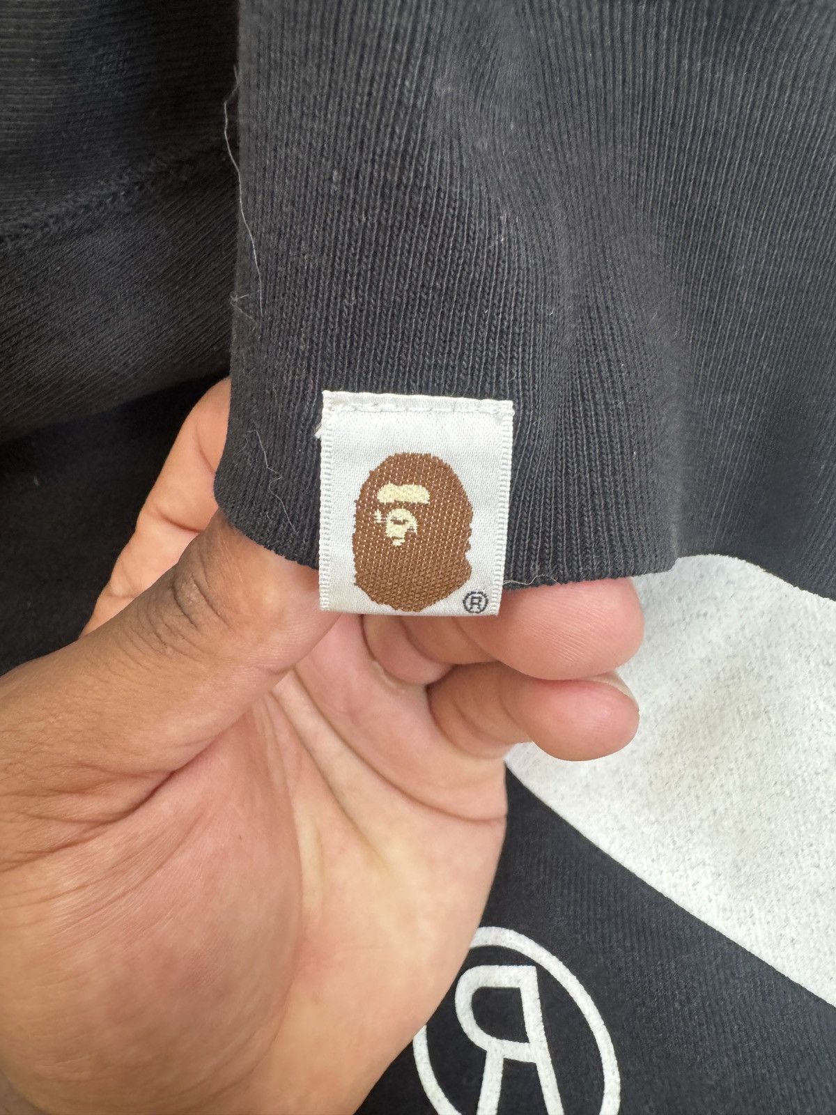 Bape BAPE “Giant Ape Head Pullover Hoodie” (black/white) Size US M / EU 48-50 / 2 - 5 Thumbnail