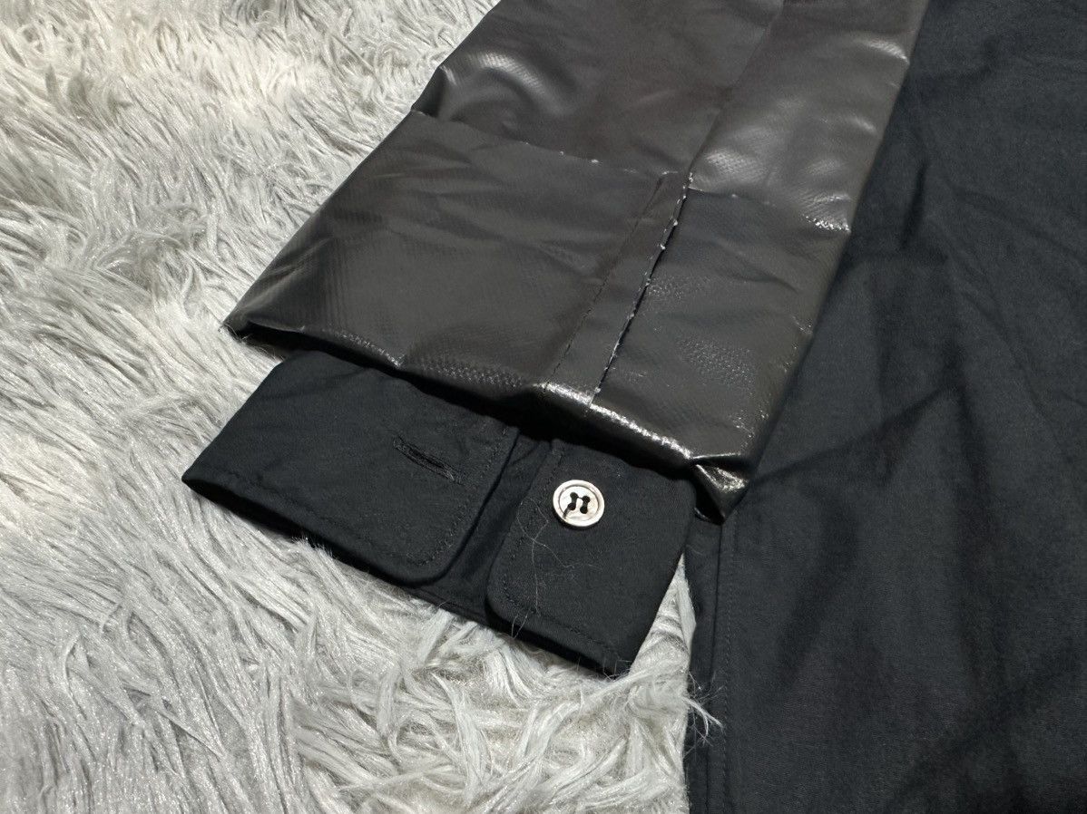 Comme des Garcons 🔥Archived Ss10 Comme Des Garcons Long Shirt PVC Sleeve Size US XS / EU 42 / 0 - 22 Thumbnail
