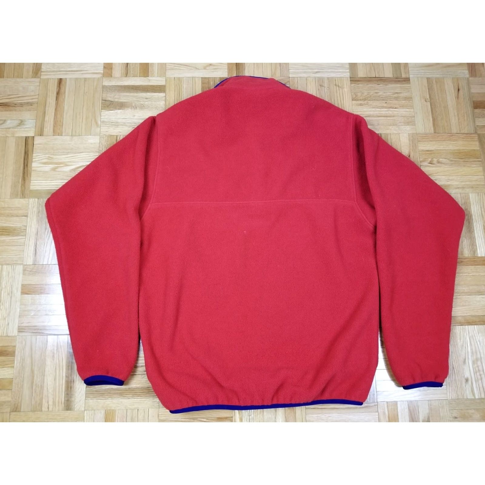 Patagonia VINTAGE Patagonia RED SNAP FLEECE PULLOVER SHIRT Mens Medium Size US M / EU 48-50 / 2 - 8 Thumbnail