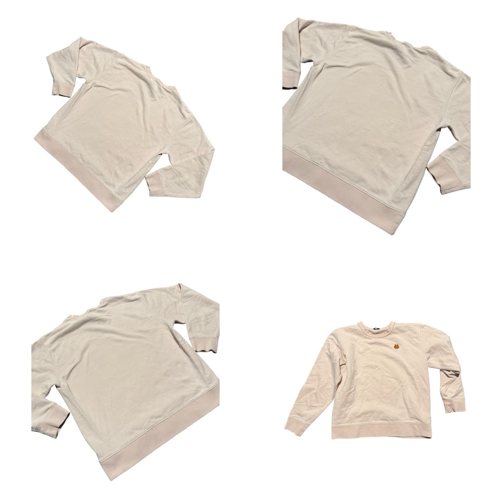 Kenzo KENZO Tiger Crest Logo sweatshirt Pink Size Large Women's Size L / US 10 / IT 46 - 8 Thumbnail