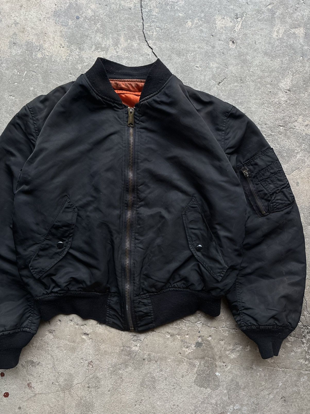 Alpha Industries Black!! Alpha Industries Ma-1 Bomber Flight Jacket Size L Size US L / EU 52-54 / 3 - 4 Thumbnail