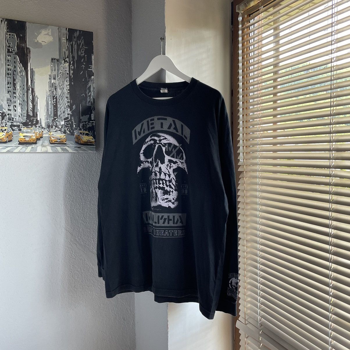 Metal Mulisha × Vintage Vtg Metal Mulisha Death Cheaters Affliction Punk Longsleevee Size US XL / EU 56 / 4 - 1 Thumbnail