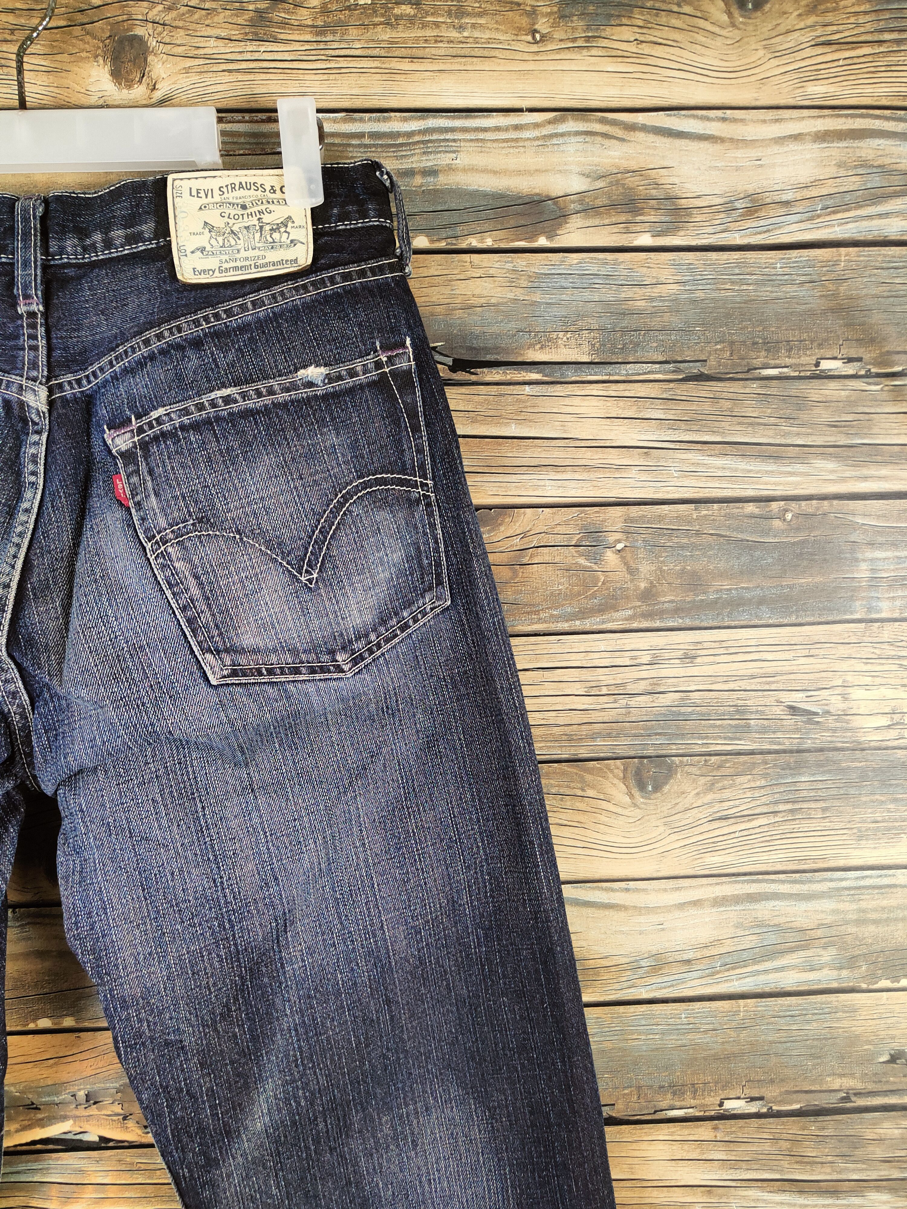 Levi's Levi's Black Distressed faded denim Jeans #S2830 Size US 29 - 11 Thumbnail