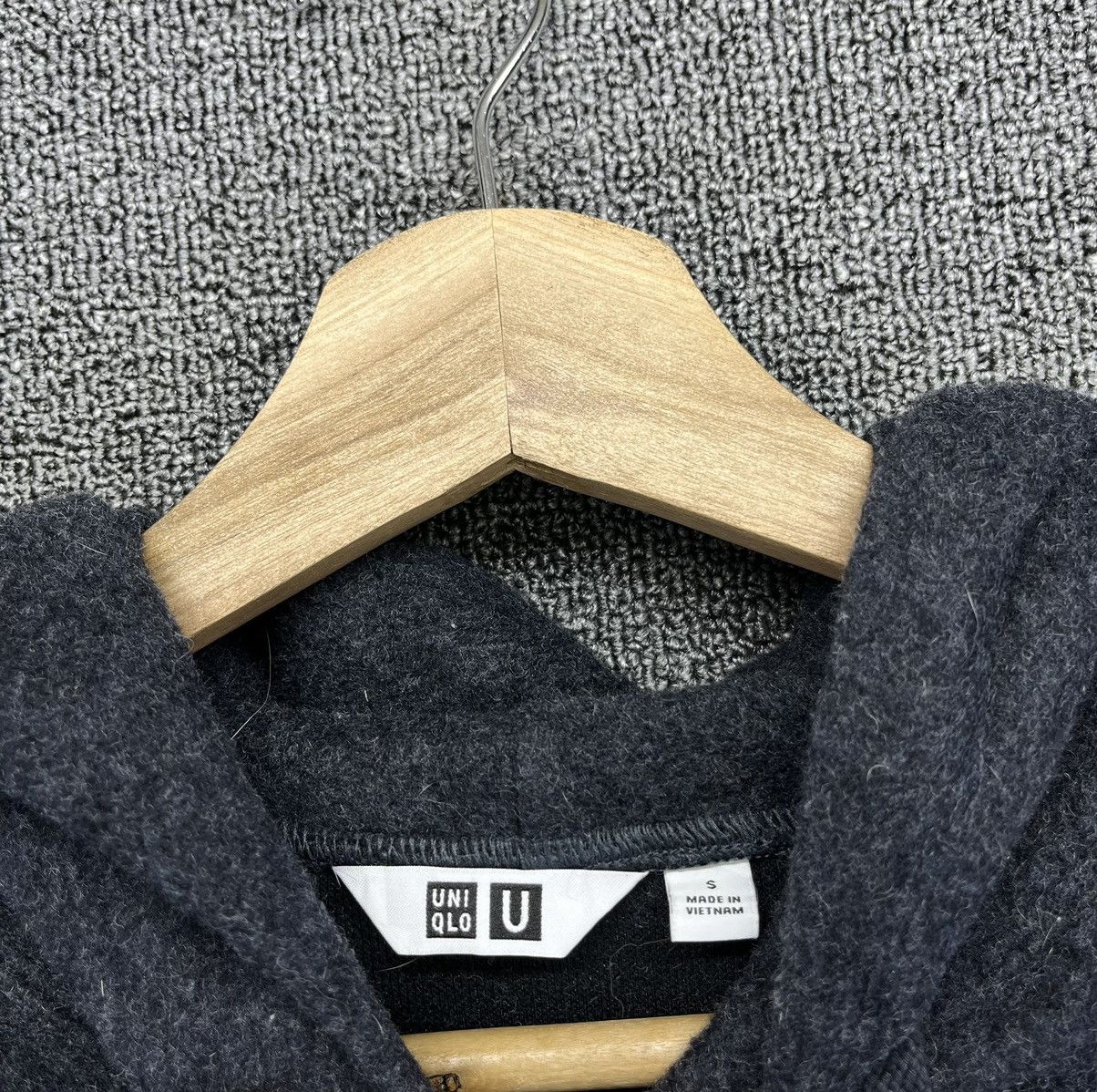 Lemaire × Uniqlo Lemaire x Uniqlo Rare Hoodie Black Sweatshirt Size S / US 4 / IT 40 - 6 Thumbnail