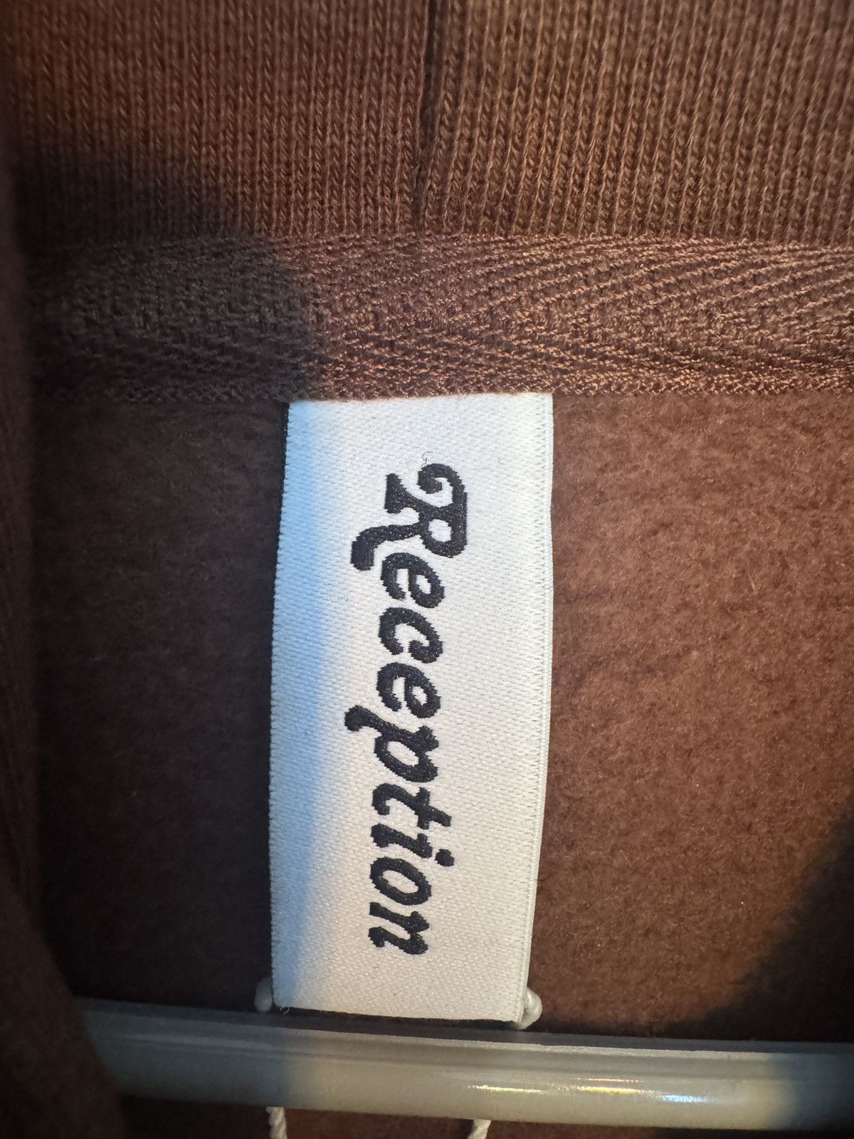 Designer Reception Embroidered Brown Hoodie Size US XL / EU 56 / 4 - 17 Thumbnail
